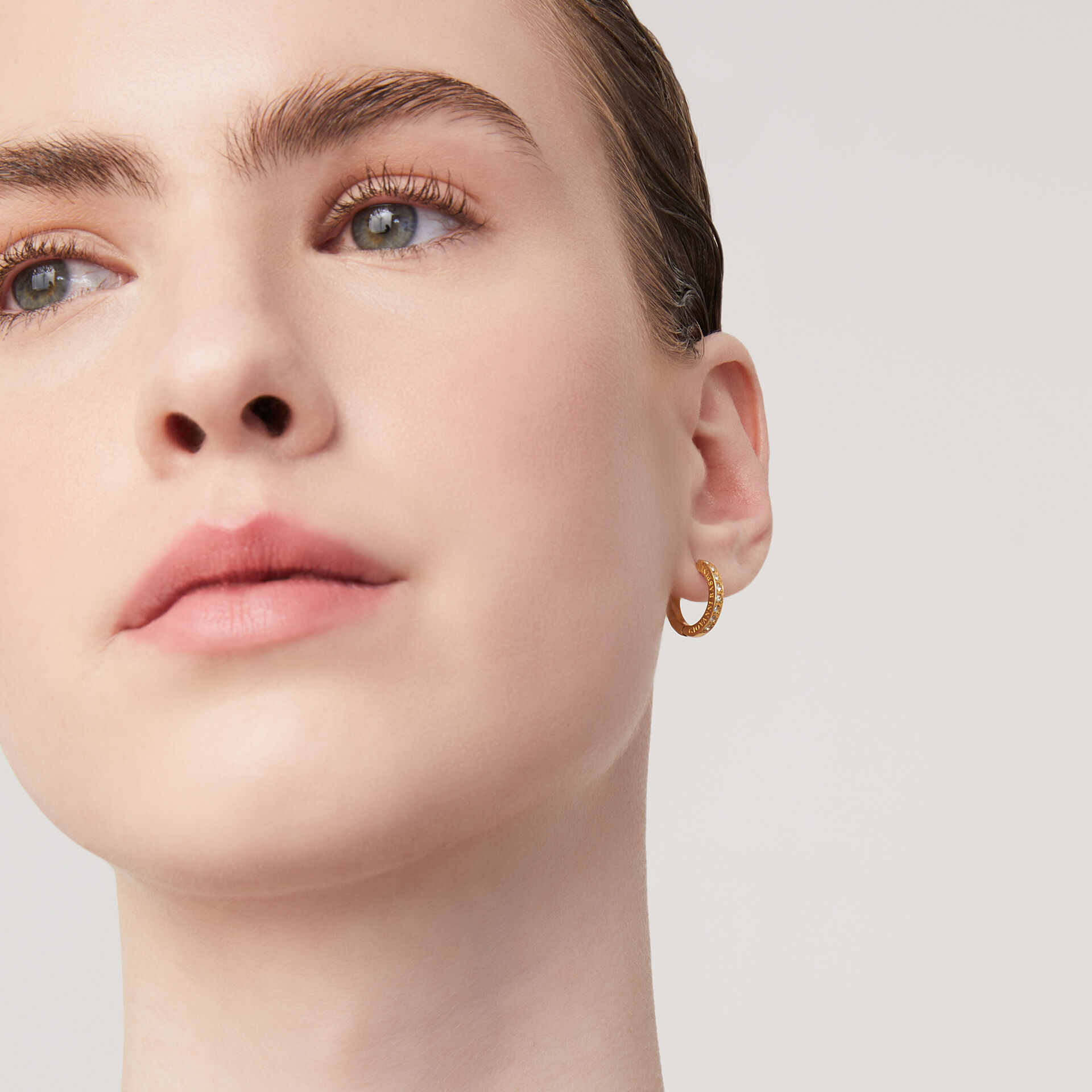 Huggie Crystal Earrings image number 1