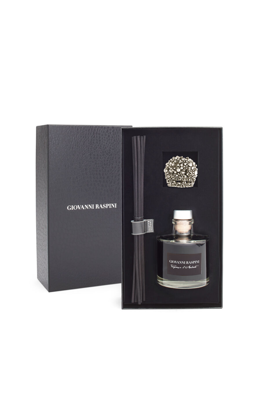 Perlage Diffuser, Room fragrance Nero Divino with bronzobianco decoration_image number 6_Giovanni Raspini
