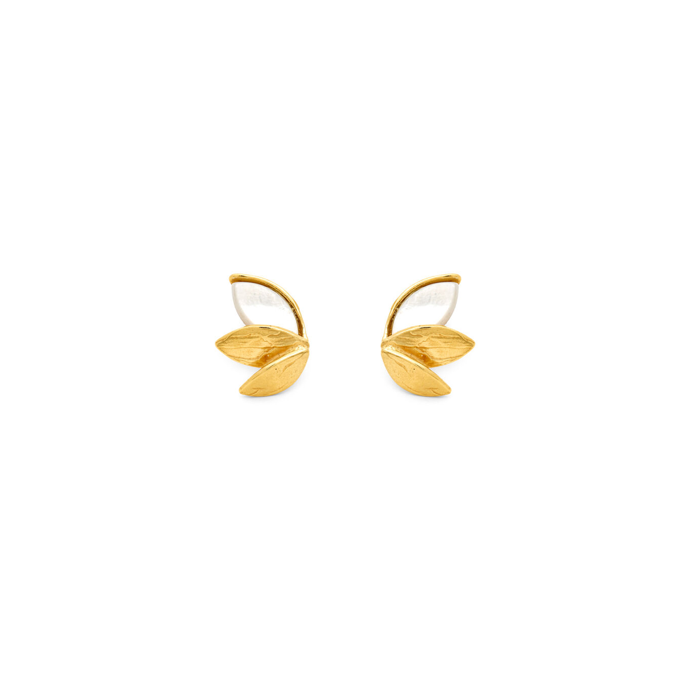 Boucles D'Oreilles Skin Nacre, Petit Mod&egrave;le