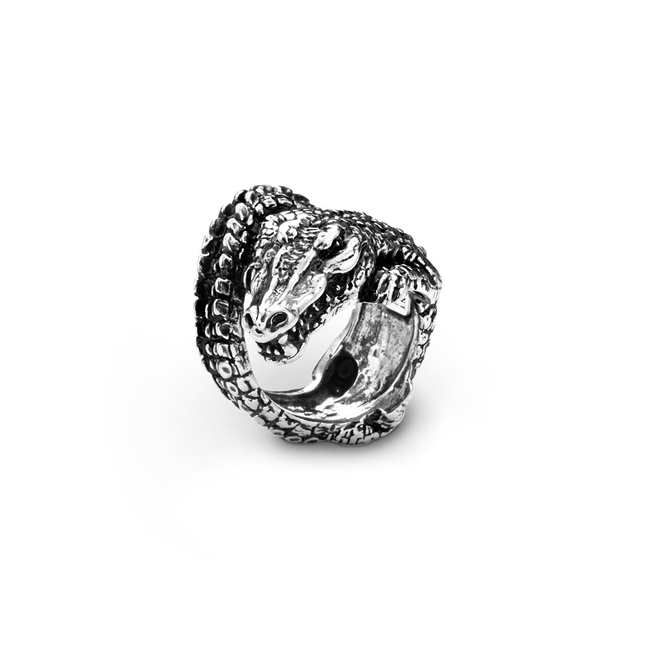 Bague Crocodile, grand mod&egrave;le