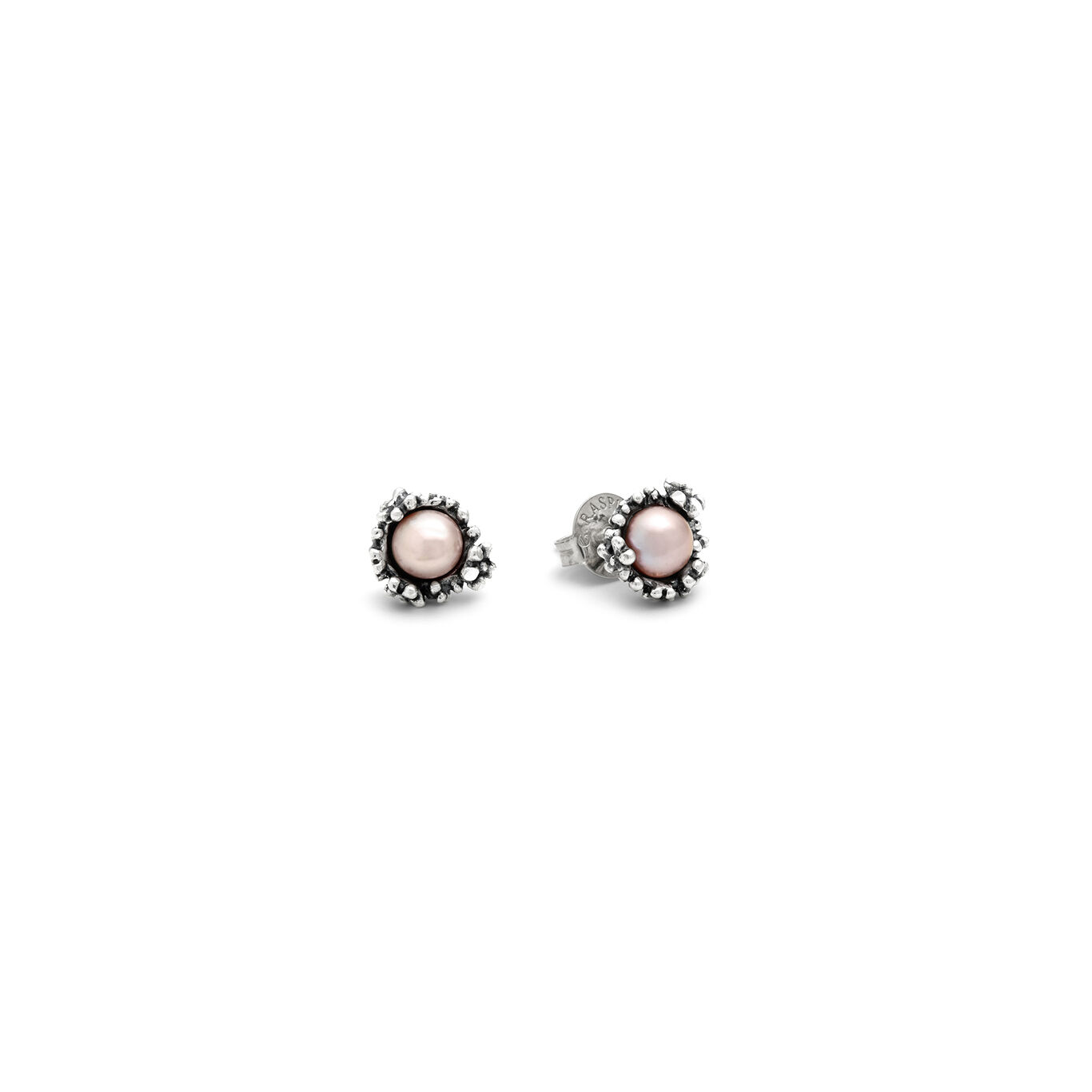 Blossom Mini Earrings, Earrings in Sterling Silver and natural pearls_image number 2_Giovanni Raspini