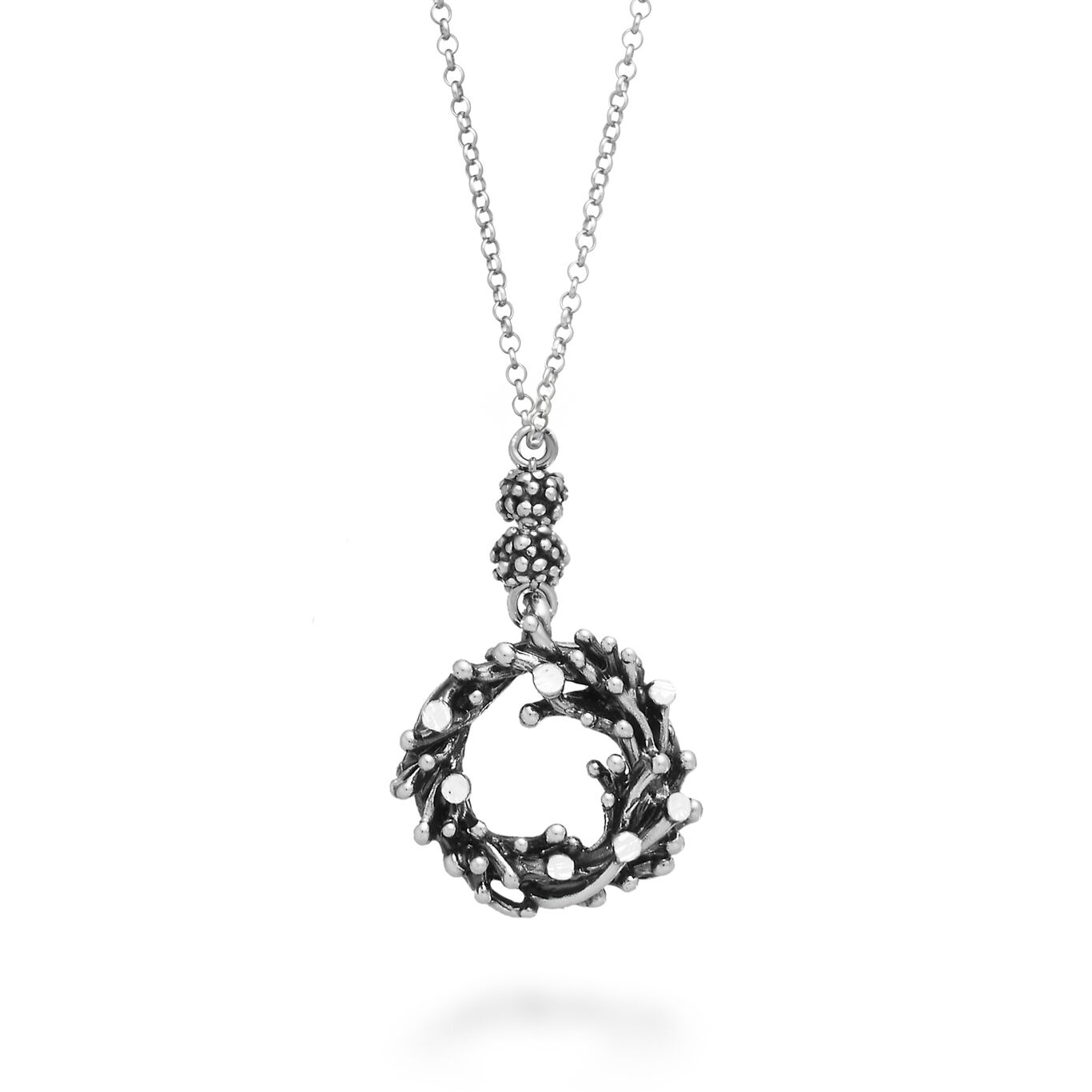 Selene Pendant, Necklace in Sterling Silver_image number 0_Giovanni Raspini