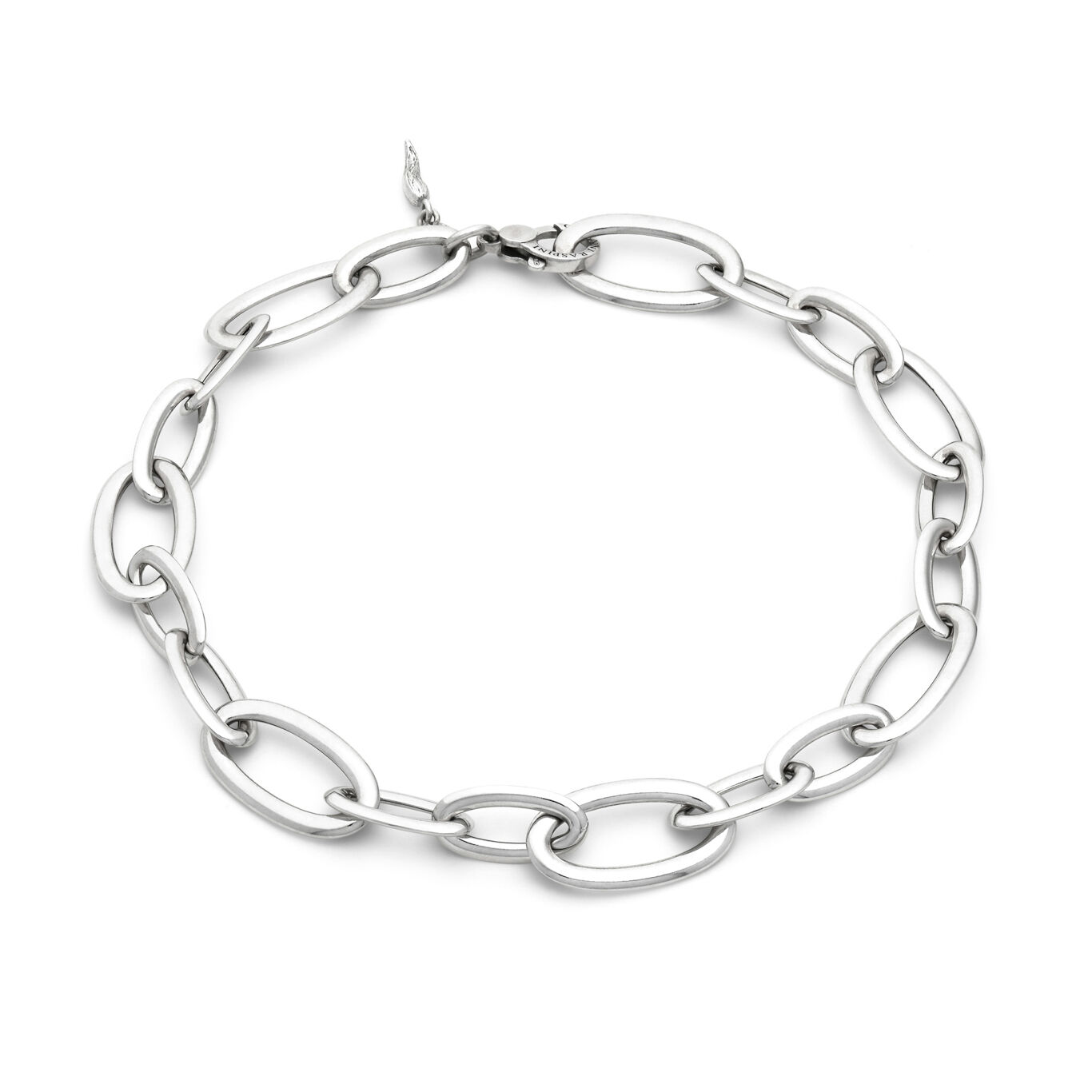 Collana Maglia Ovale Bold, Collana in Argento 925_image number 0_Giovanni Raspini