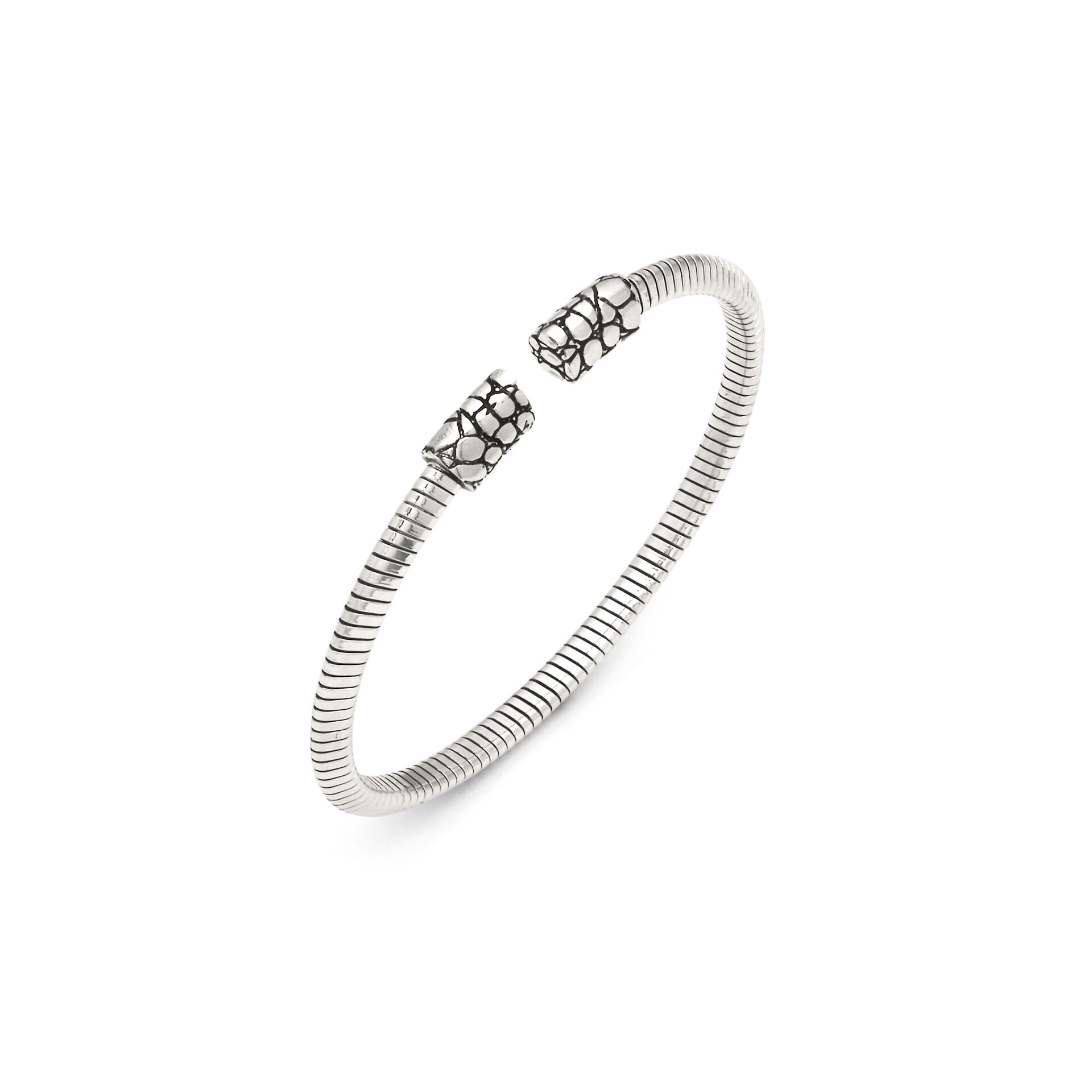 Croco Small Tubogas Bangle image number 0