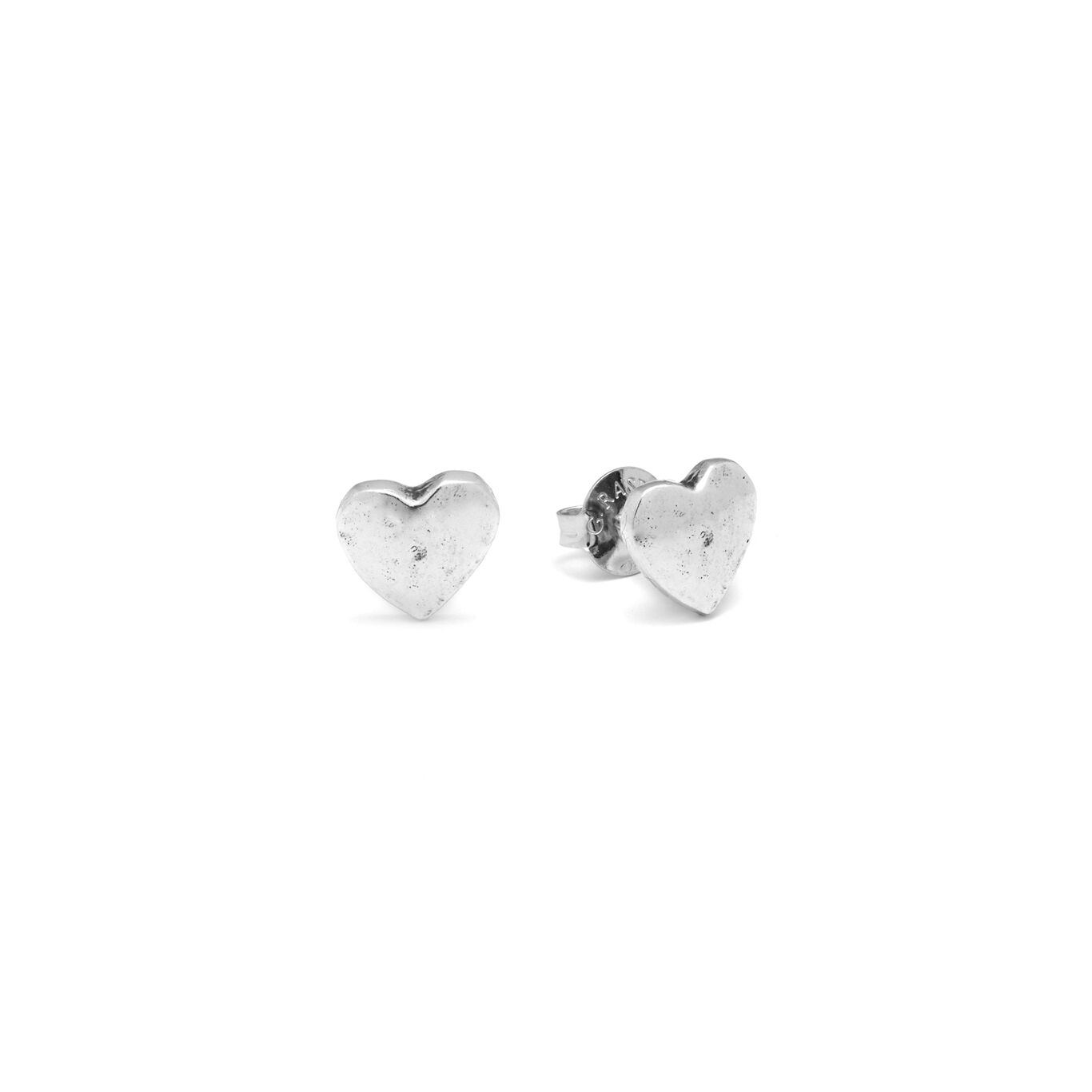 Heart Earrings, Earrings in Sterling Silver_image number 2_Giovanni Raspini