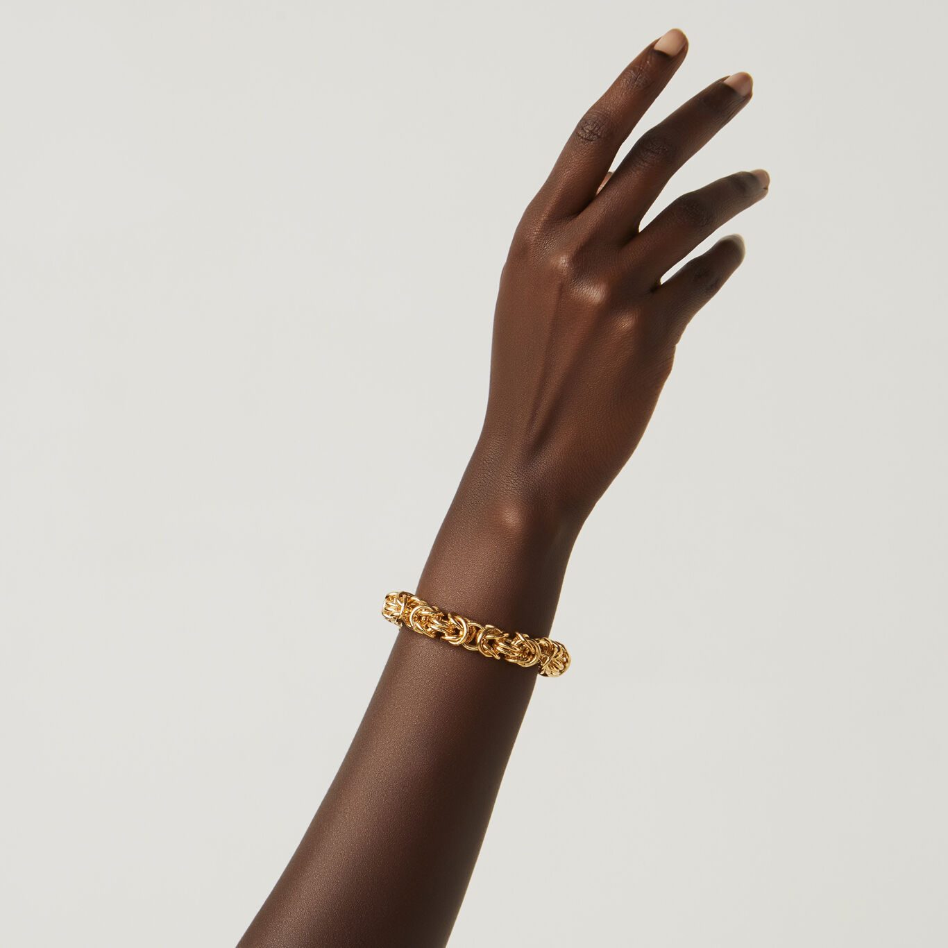 Byzantine Big Bracelet, Bracelet in gold-plated Sterling Silver_image number 1_Giovanni Raspini