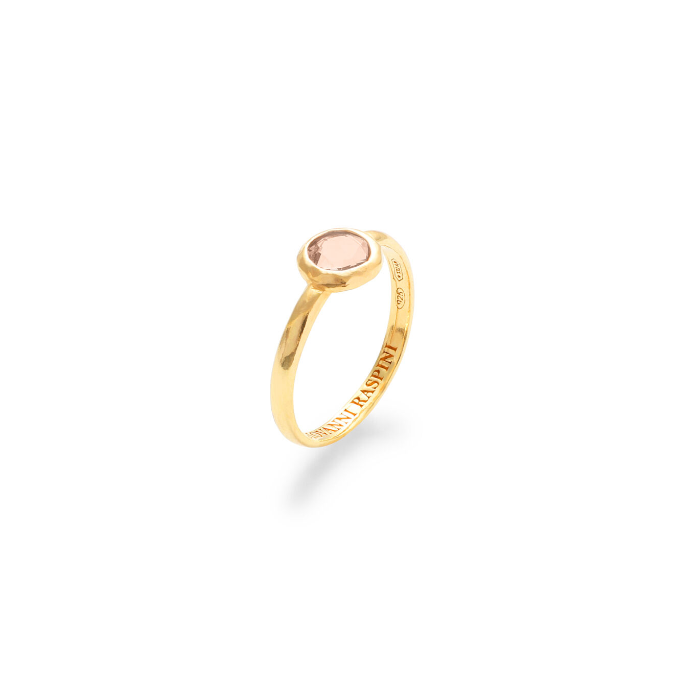 Bague Loop Rose Poudré, Petit Modèle