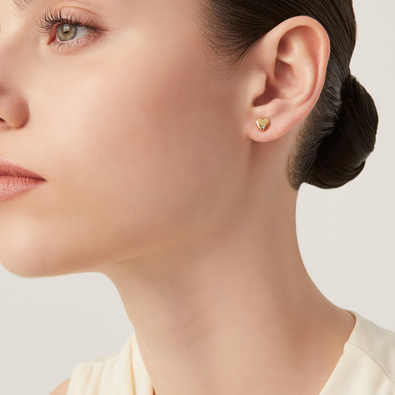 Heart Mini Earrings, Earrings in gold-plated Sterling Silver_image number 1_Giovanni Raspini