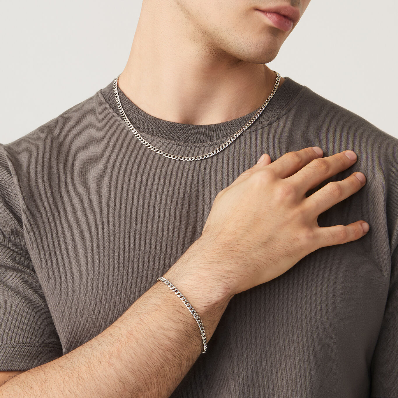 Collar Mini Groumette, Collar de Plata 925_image number 2_Giovanni Raspini