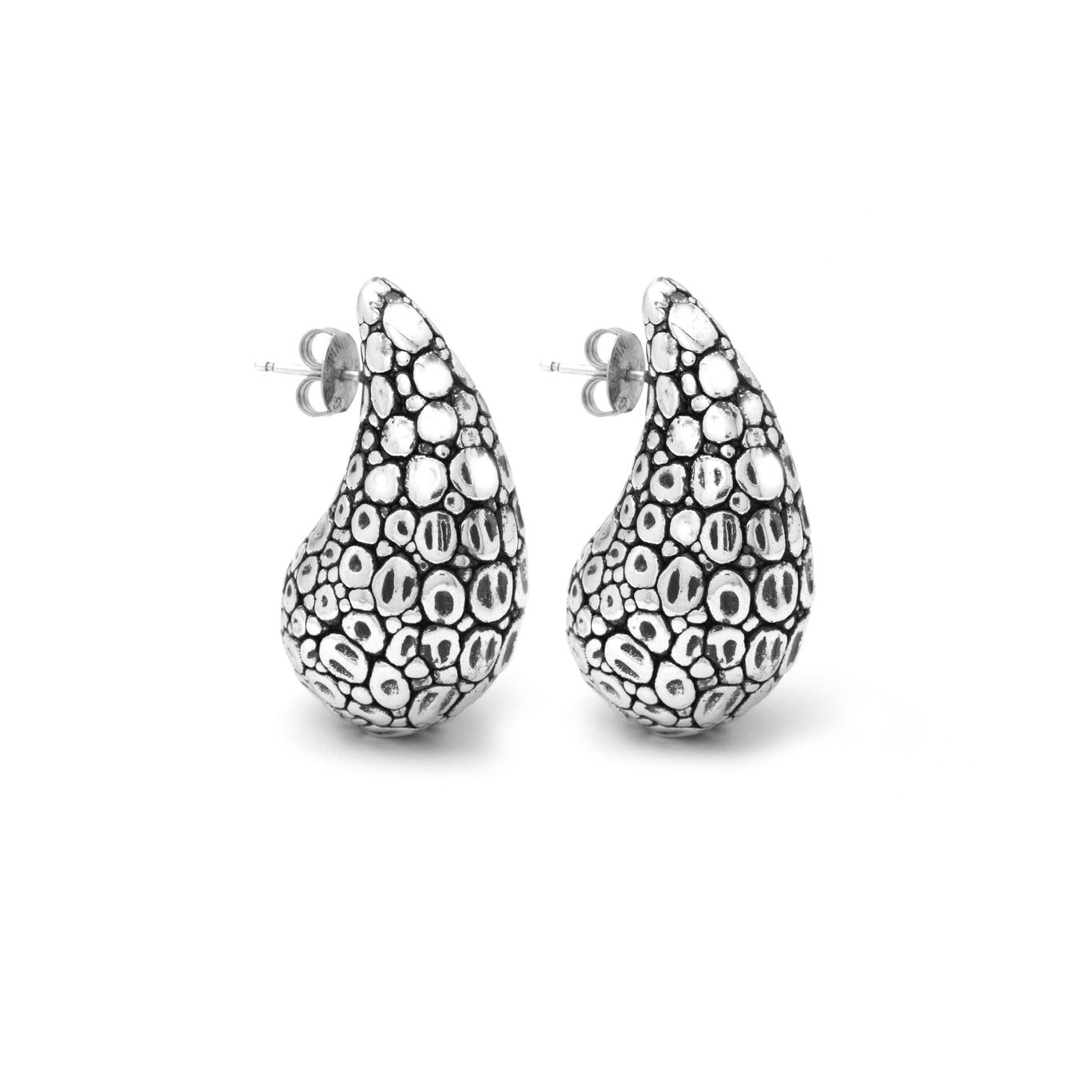 Croco Droplet Earrings