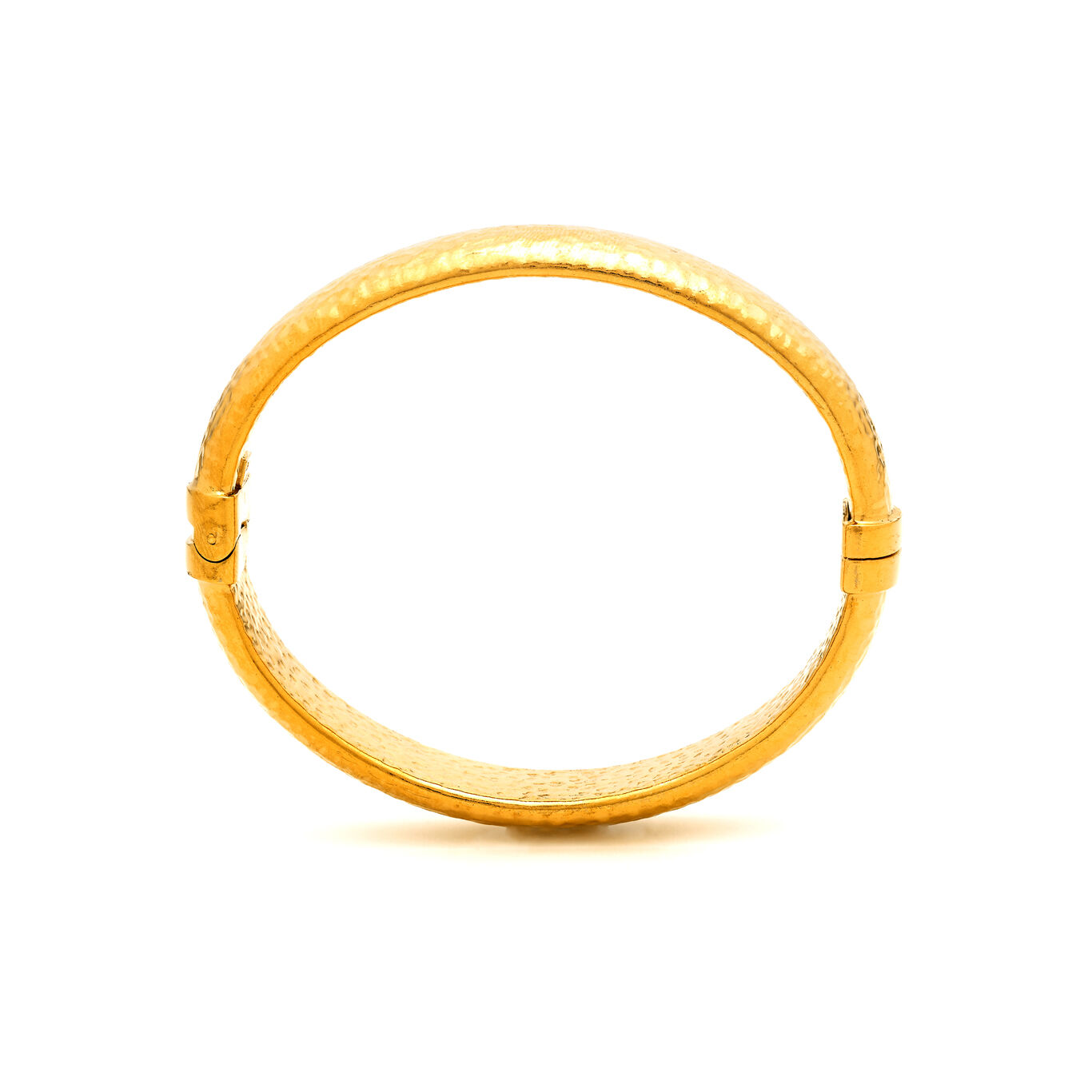 Moon Rock Big Bangle, Bangle in 18k Gold Plated Sterling Silver_image number 2_Giovanni Raspini