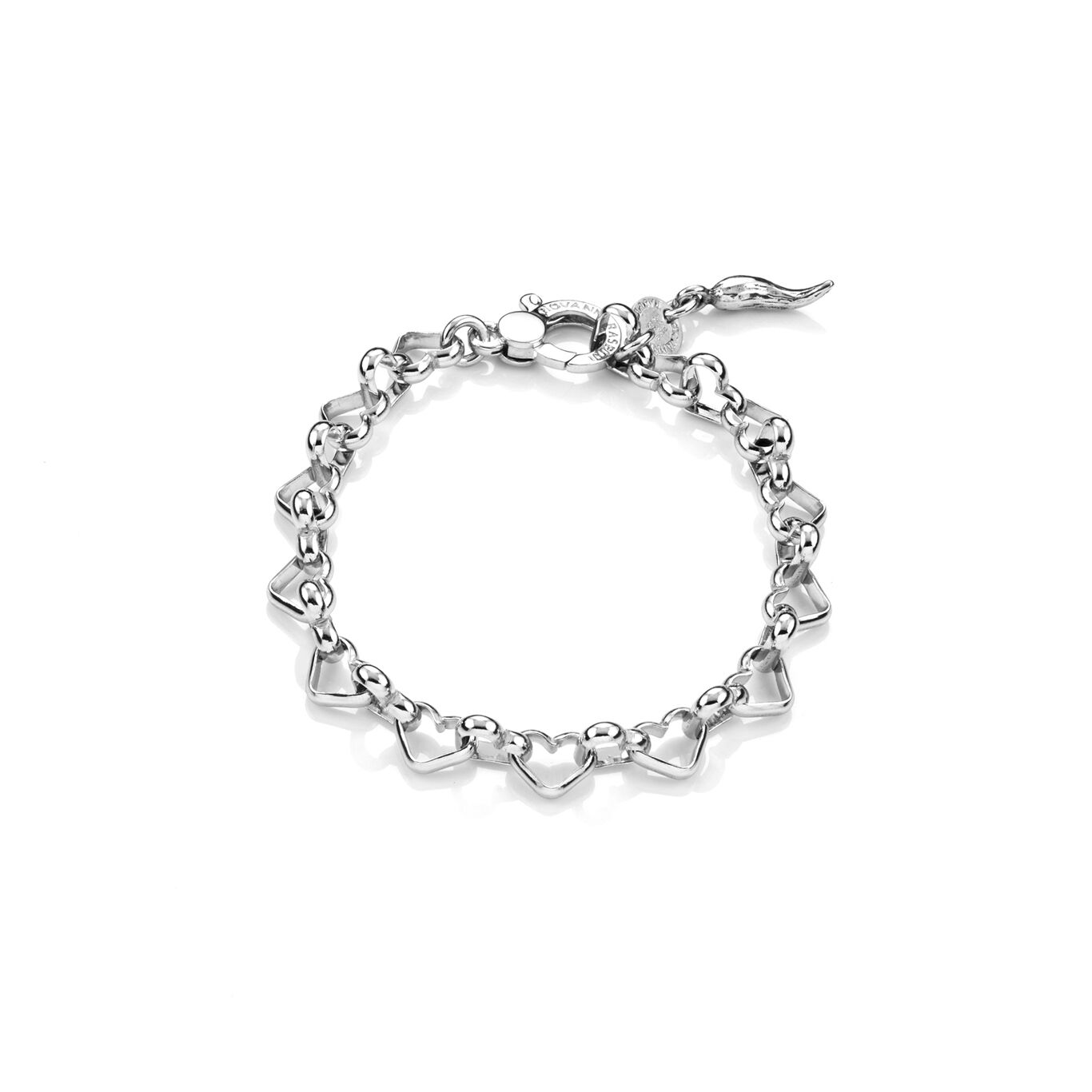 Bracelet chaîne Cœurs