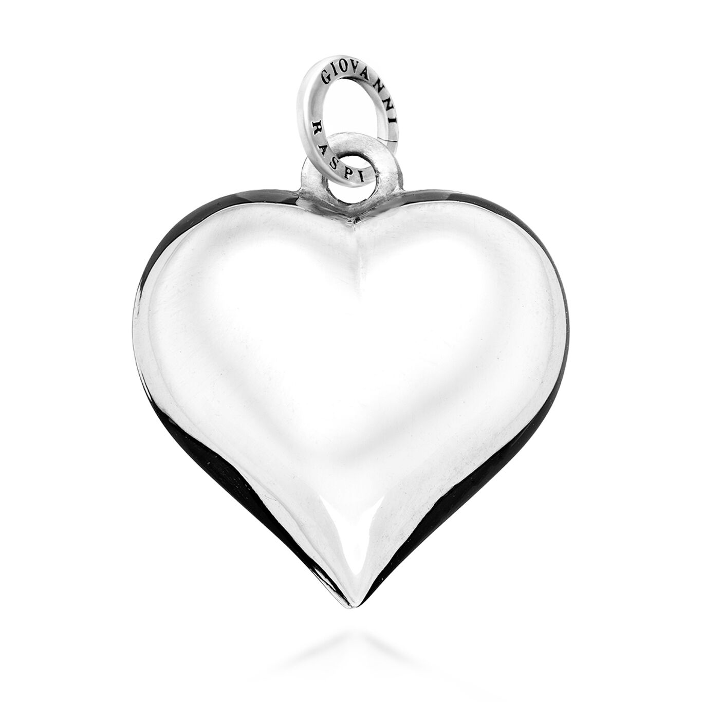 Medium Heart Charm, Charm in Sterling Silver_image number 0_Giovanni Raspini