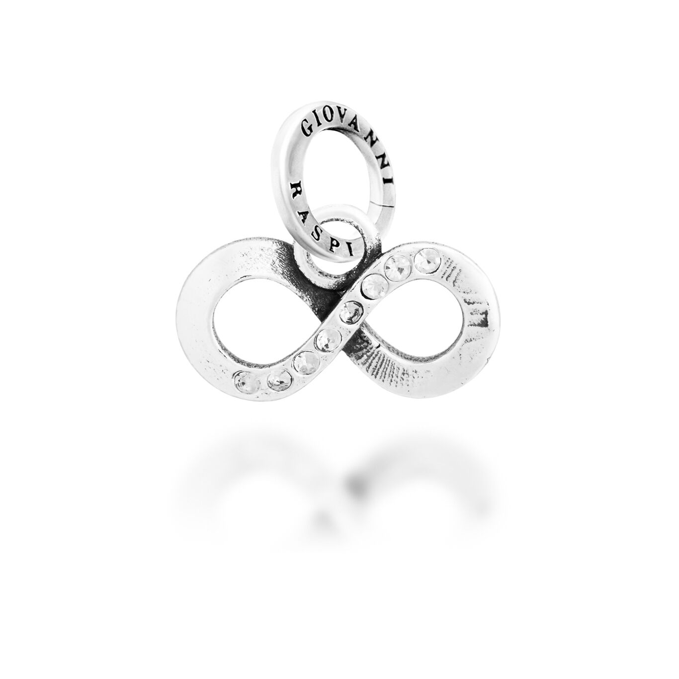 Infinity Crystal Charm