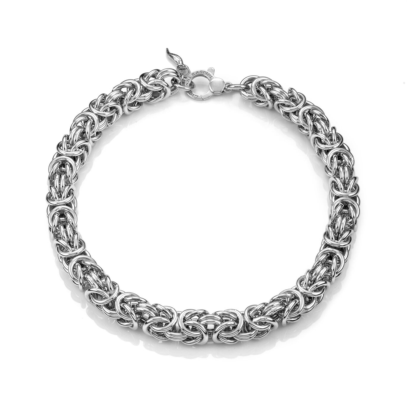 Collier mailles byzantines, tr&egrave;s grand mod&egrave;le