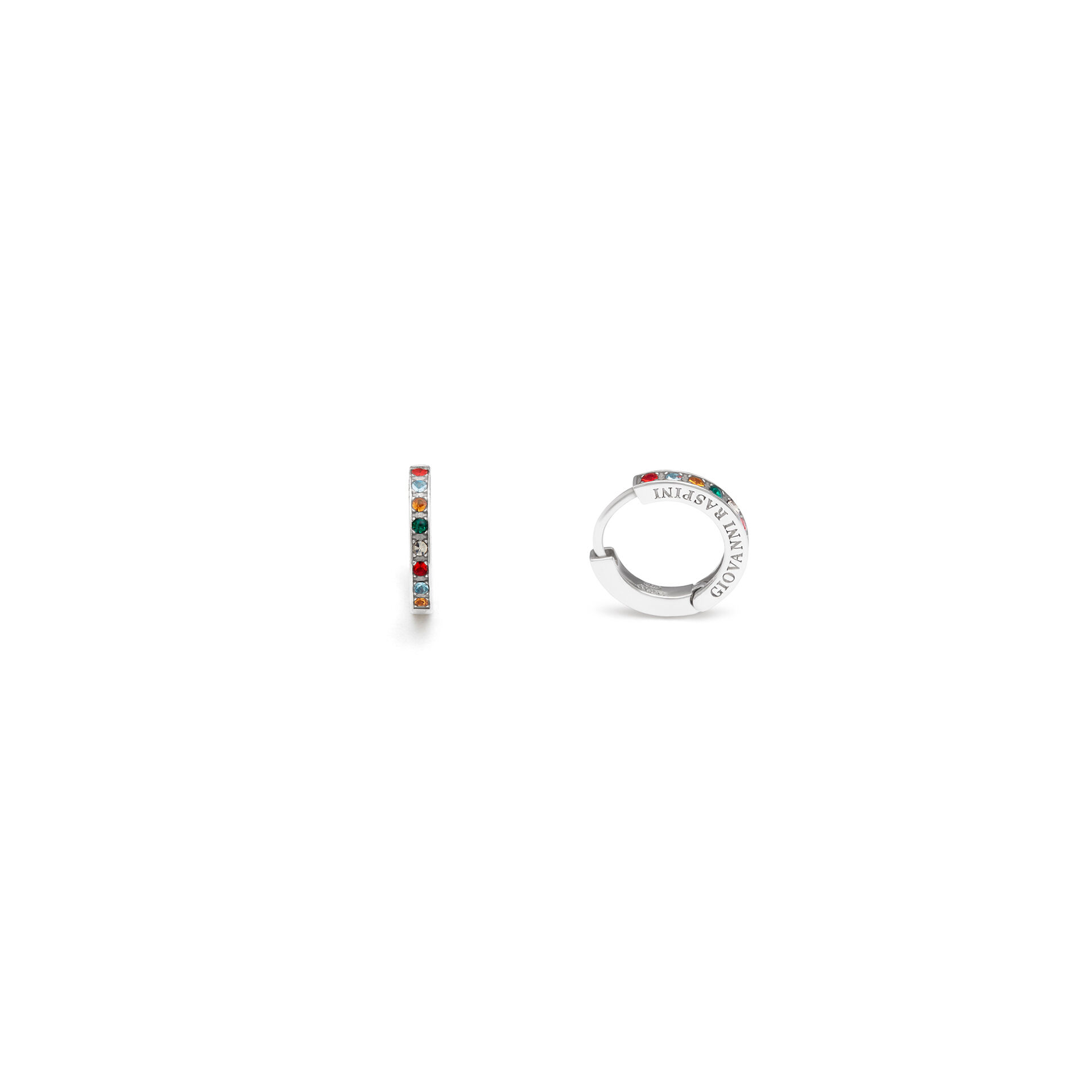 Huggie Crystal Coloured Earrings image number 2
