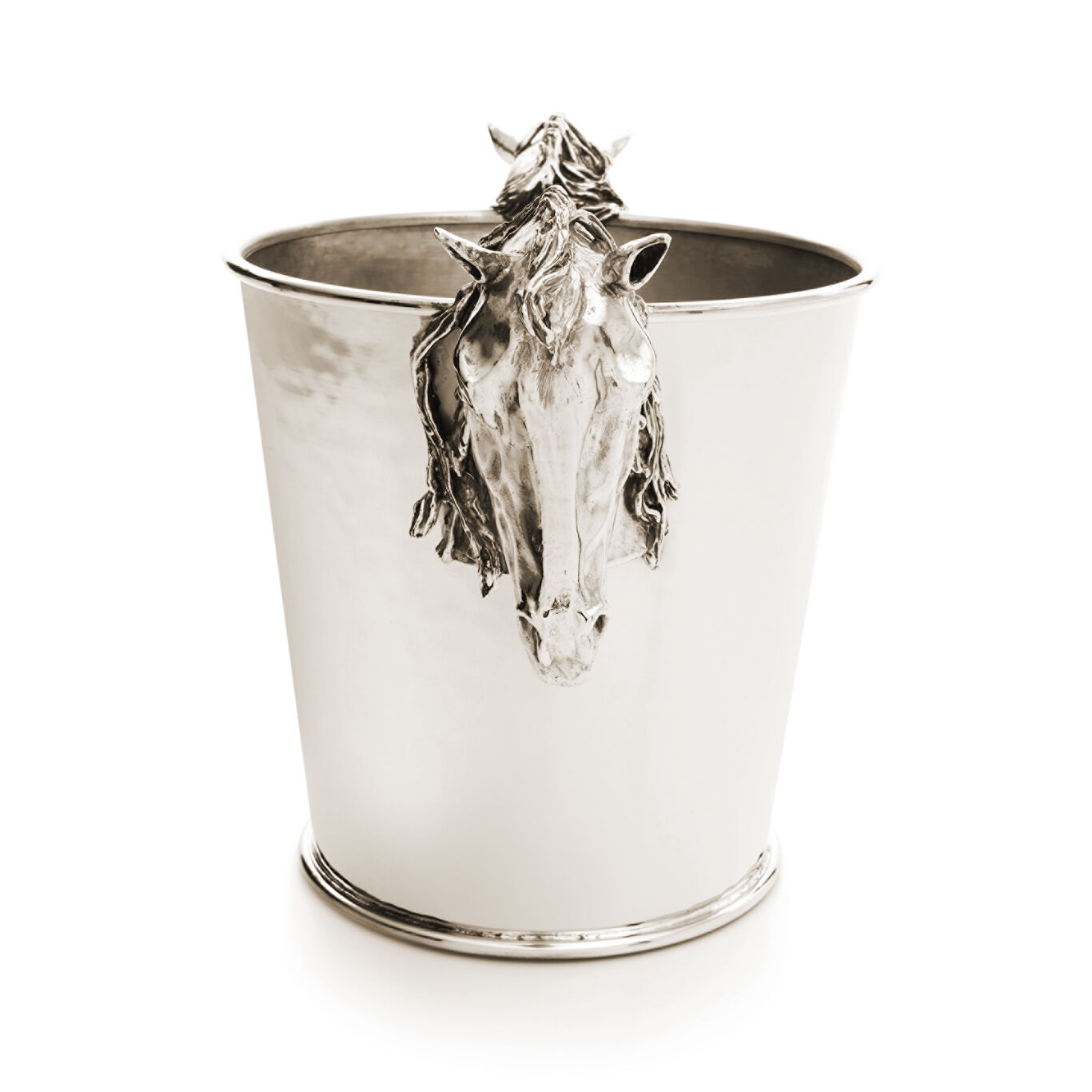 Secchio Champagne Cavalli, Secchio champagne in bronzobianco_image number 3_Giovanni Raspini