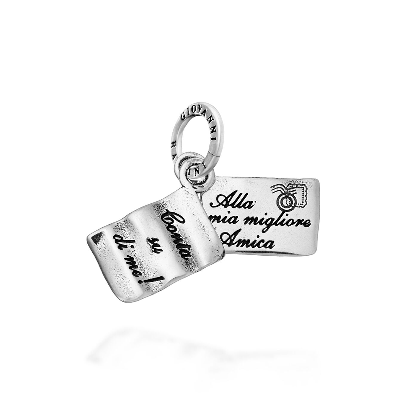 Amica Love Letter Charm, Charm in Sterling Silver_image number 0_Giovanni Raspini