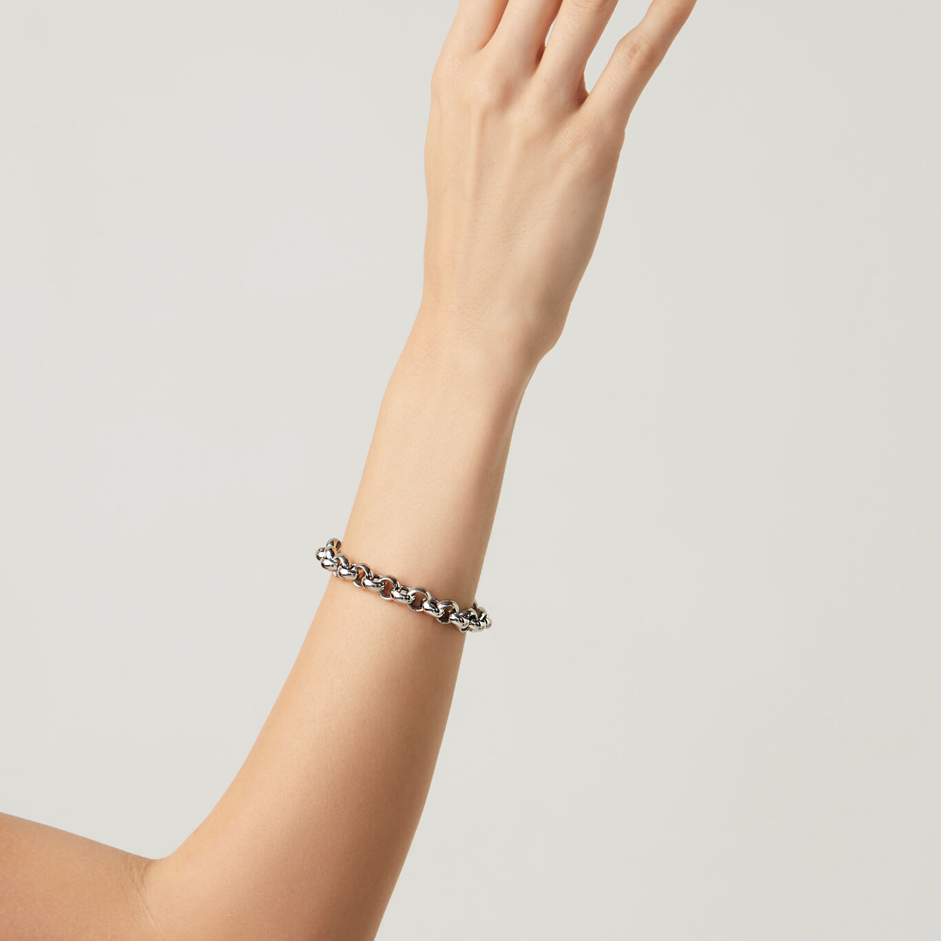 Duet Bracelet, Bracelet in Sterling Silver_image number 1_Giovanni Raspini