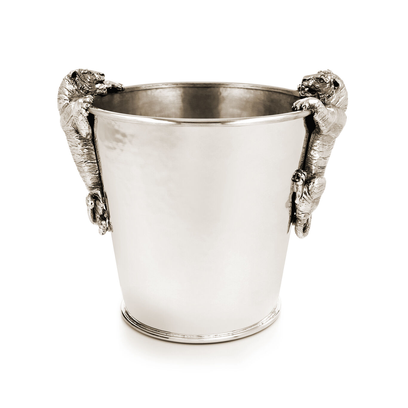 Tigers Champagne Bucket, Champagne Bucket in bronzobianco_image number 2_Giovanni Raspini