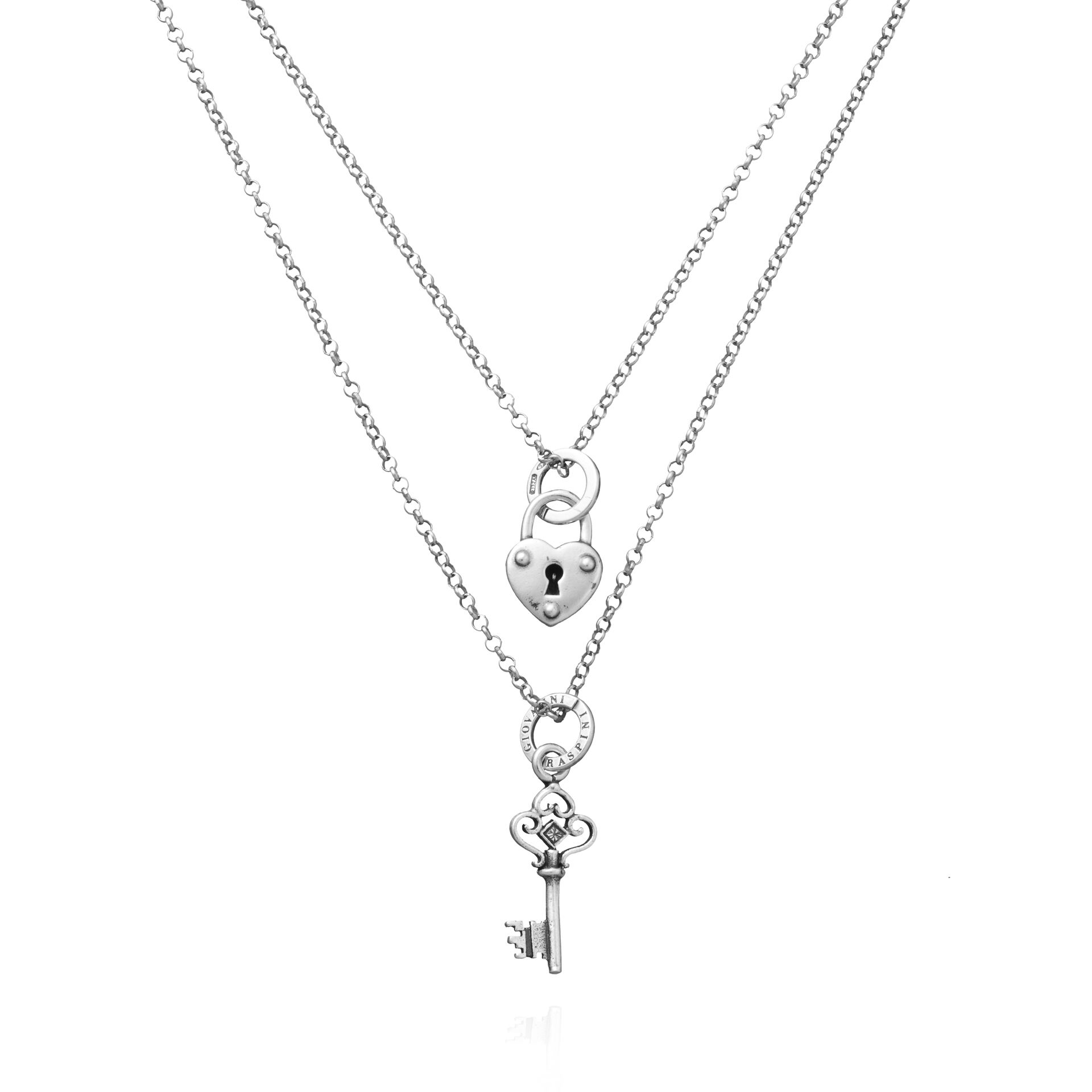 Collar con candado y llave image number 0