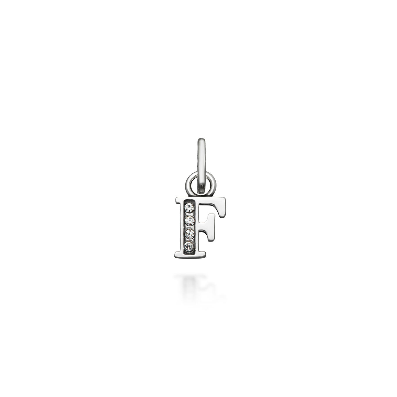 Mini Charm &bdquo;F&ldquo; Crystal