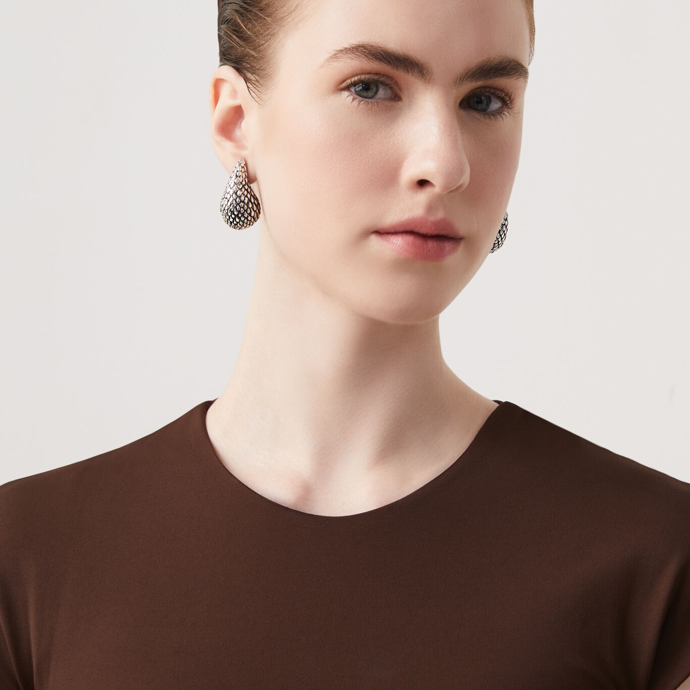 Snake Droplet Earrings