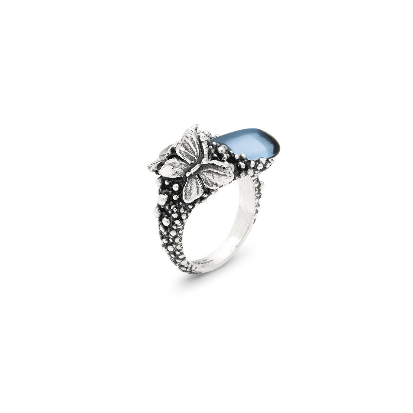 Blue Butterfly Ring