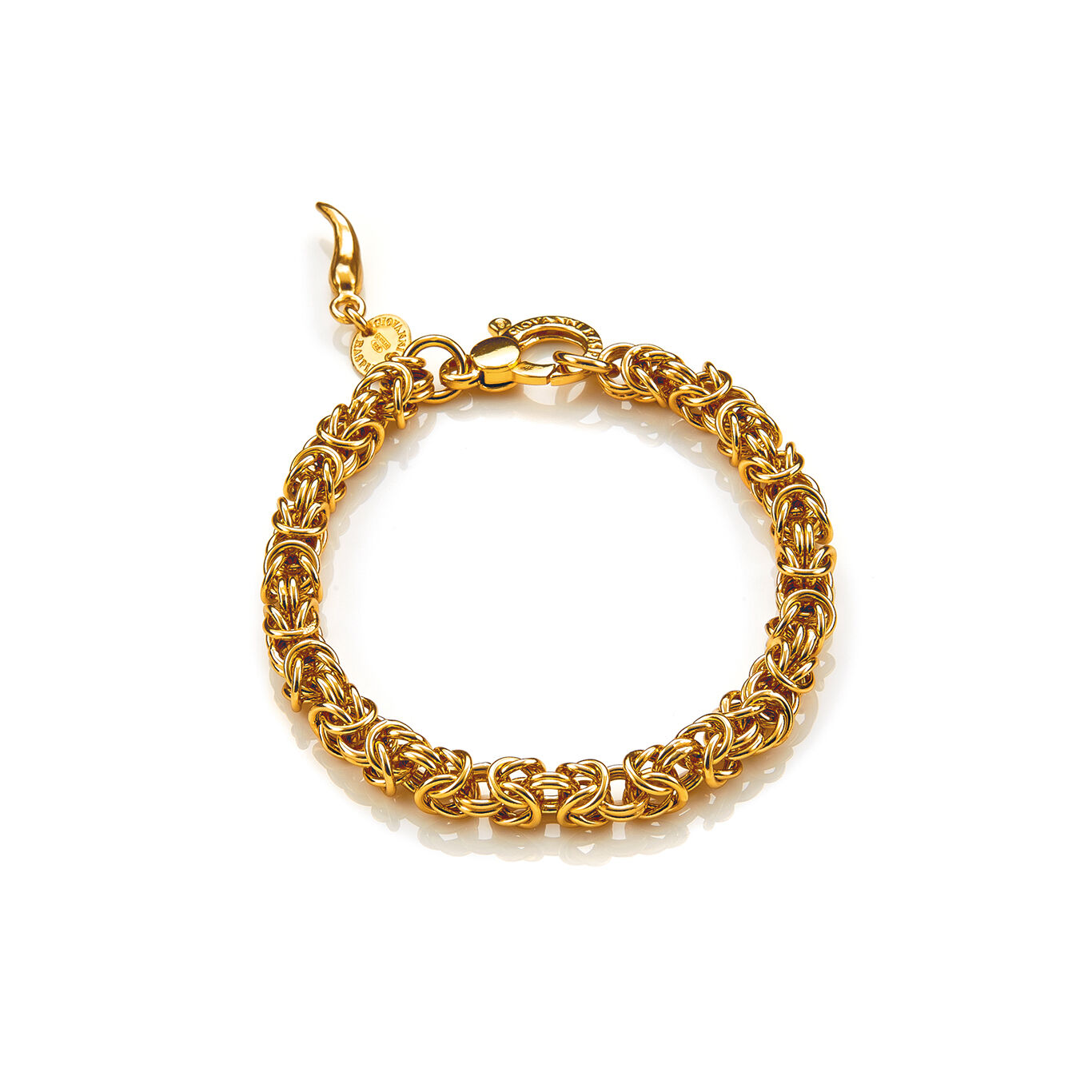 Bracelet Mailles Byzantines Dor&eacute;