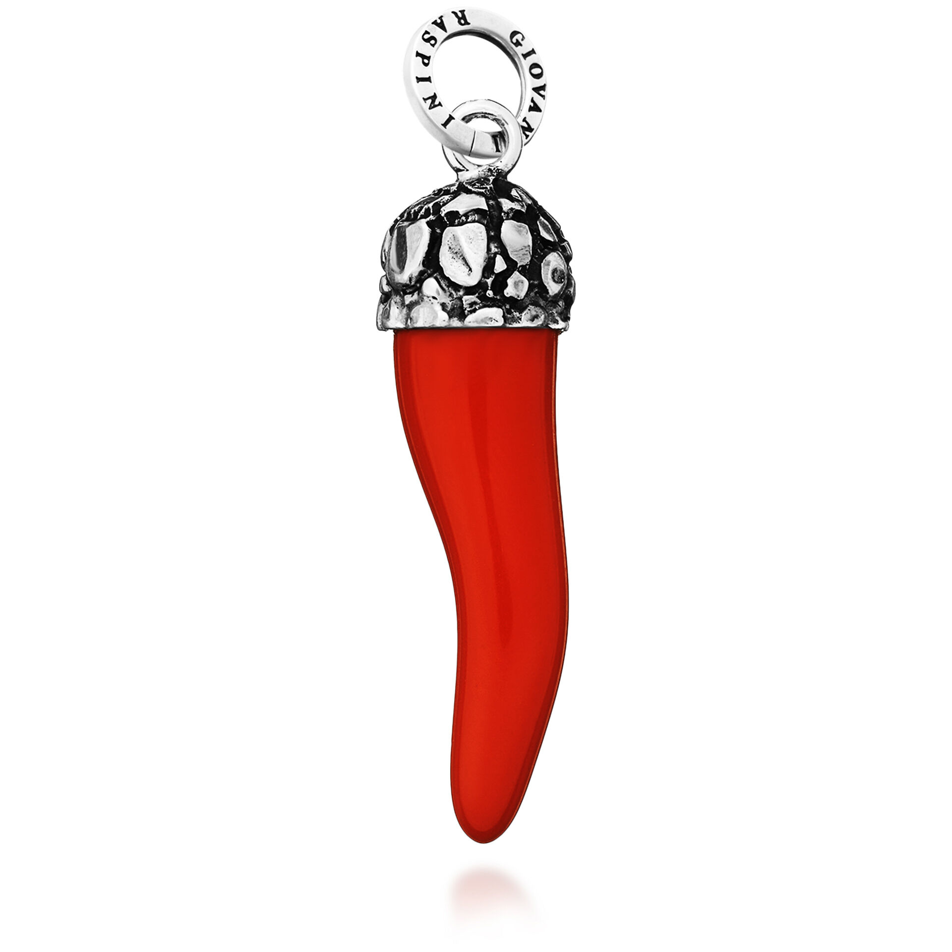 Charm Corne rouge croco image number 0