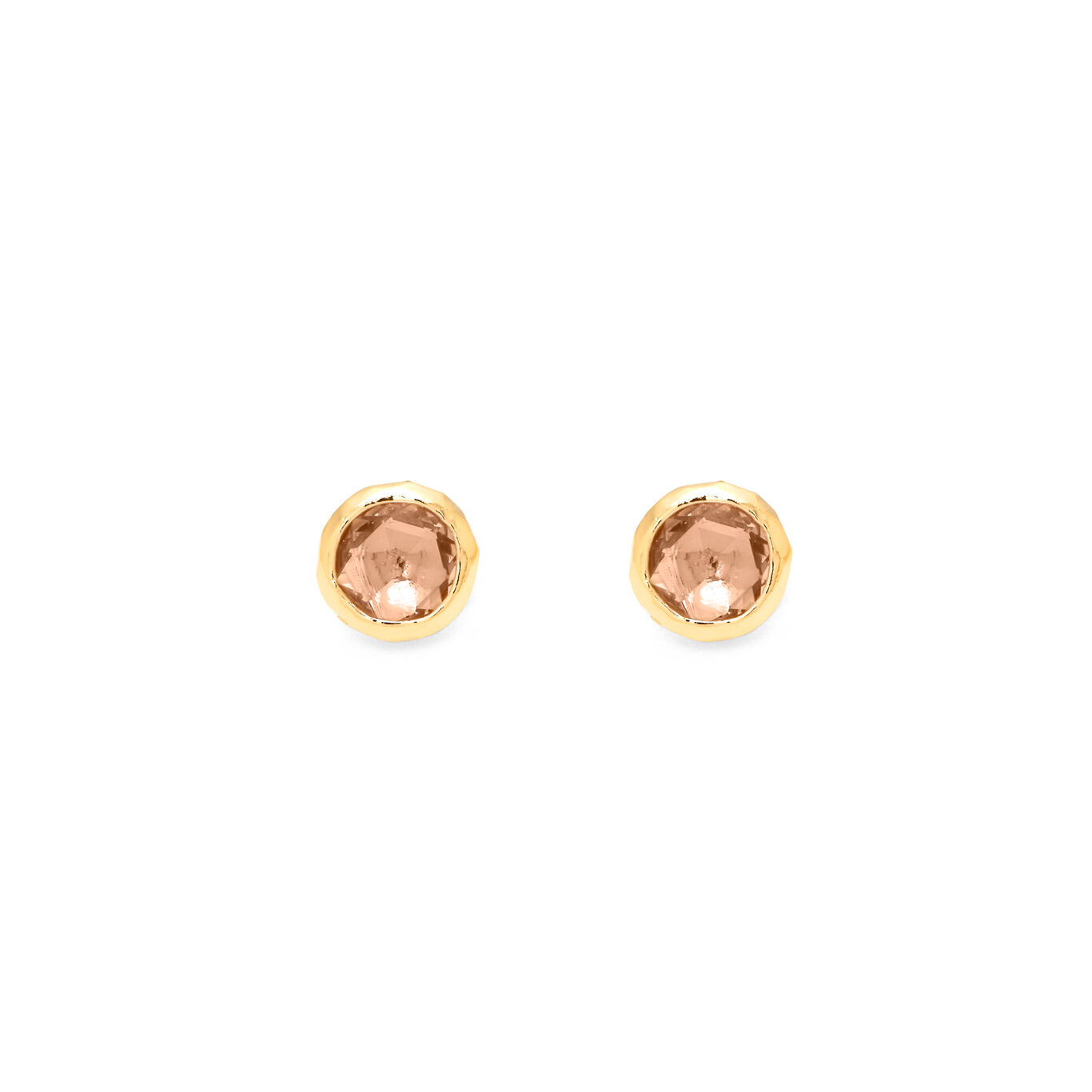 Powder Blush Loop Earrings