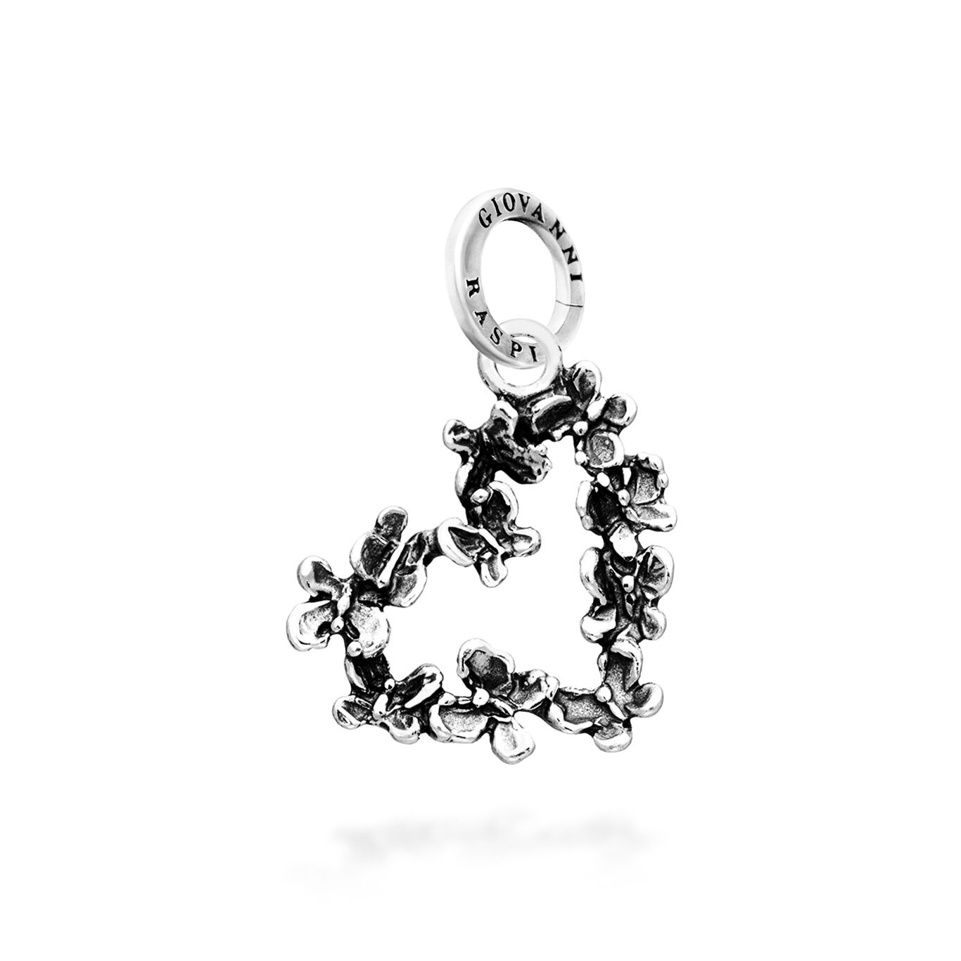 Butterflies Heart Charm