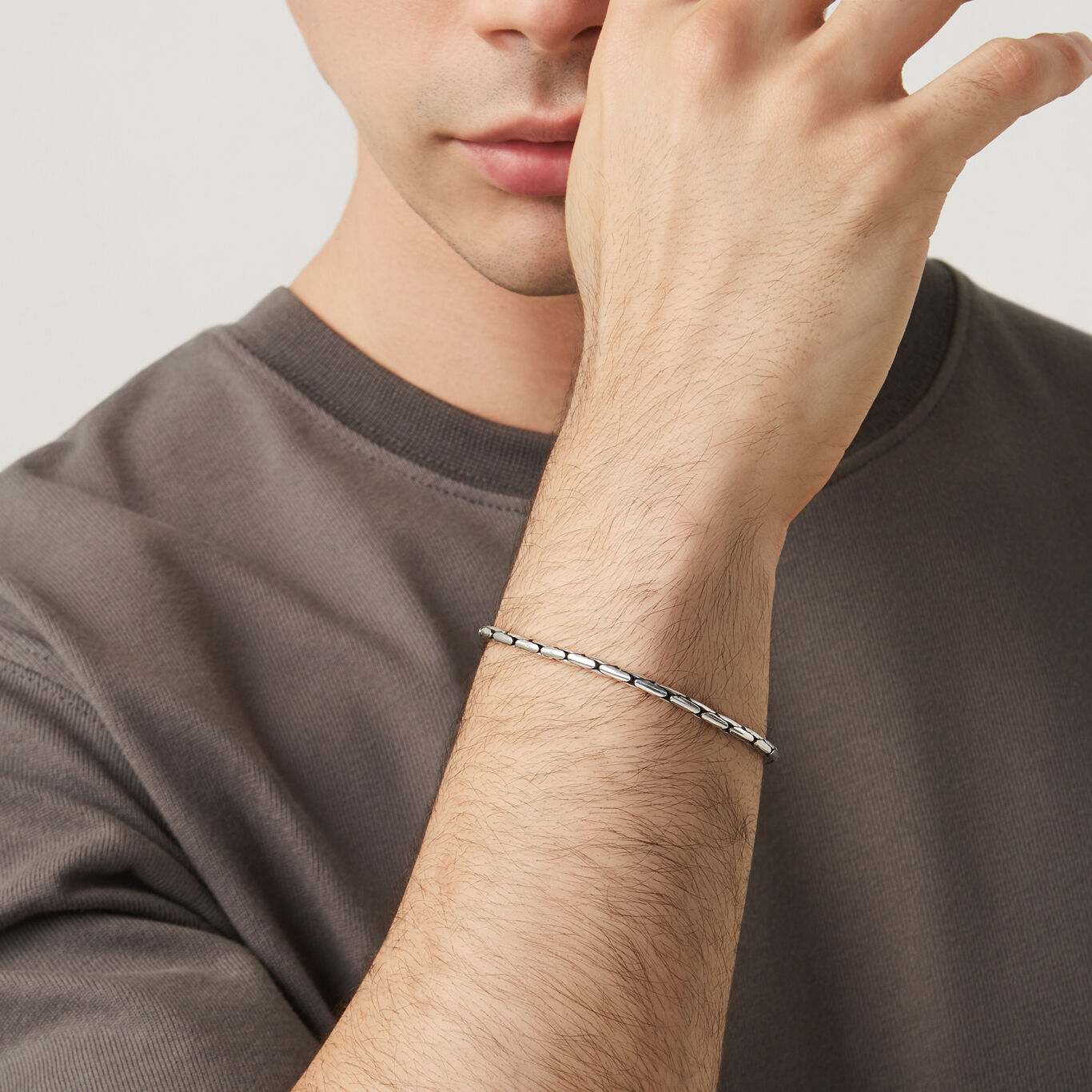 Bracelet Maille Haricot
