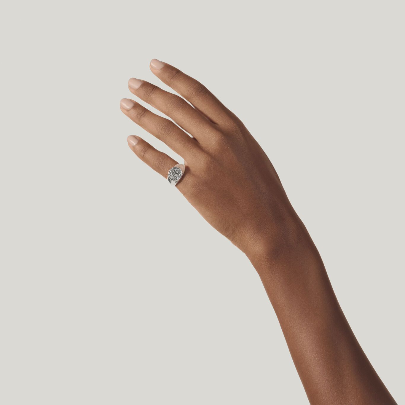 Tree Of Life Pinkie Ring