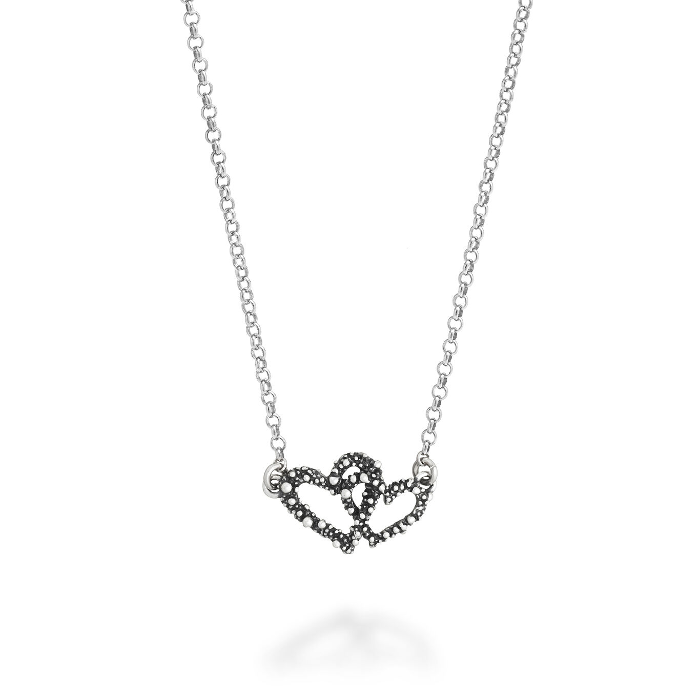 Collier Double C&oelig;ur