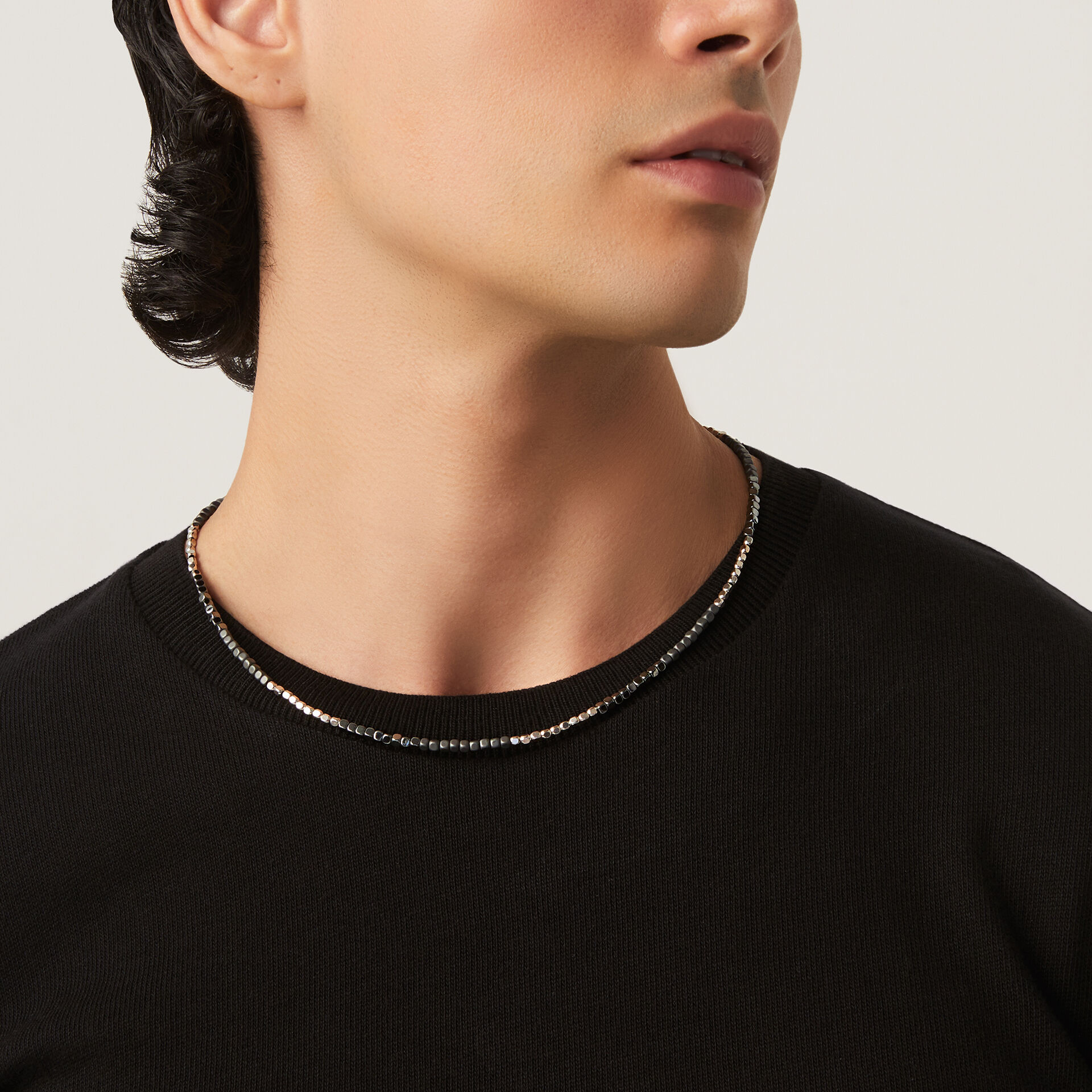 Grey Cubes Necklace image number 1