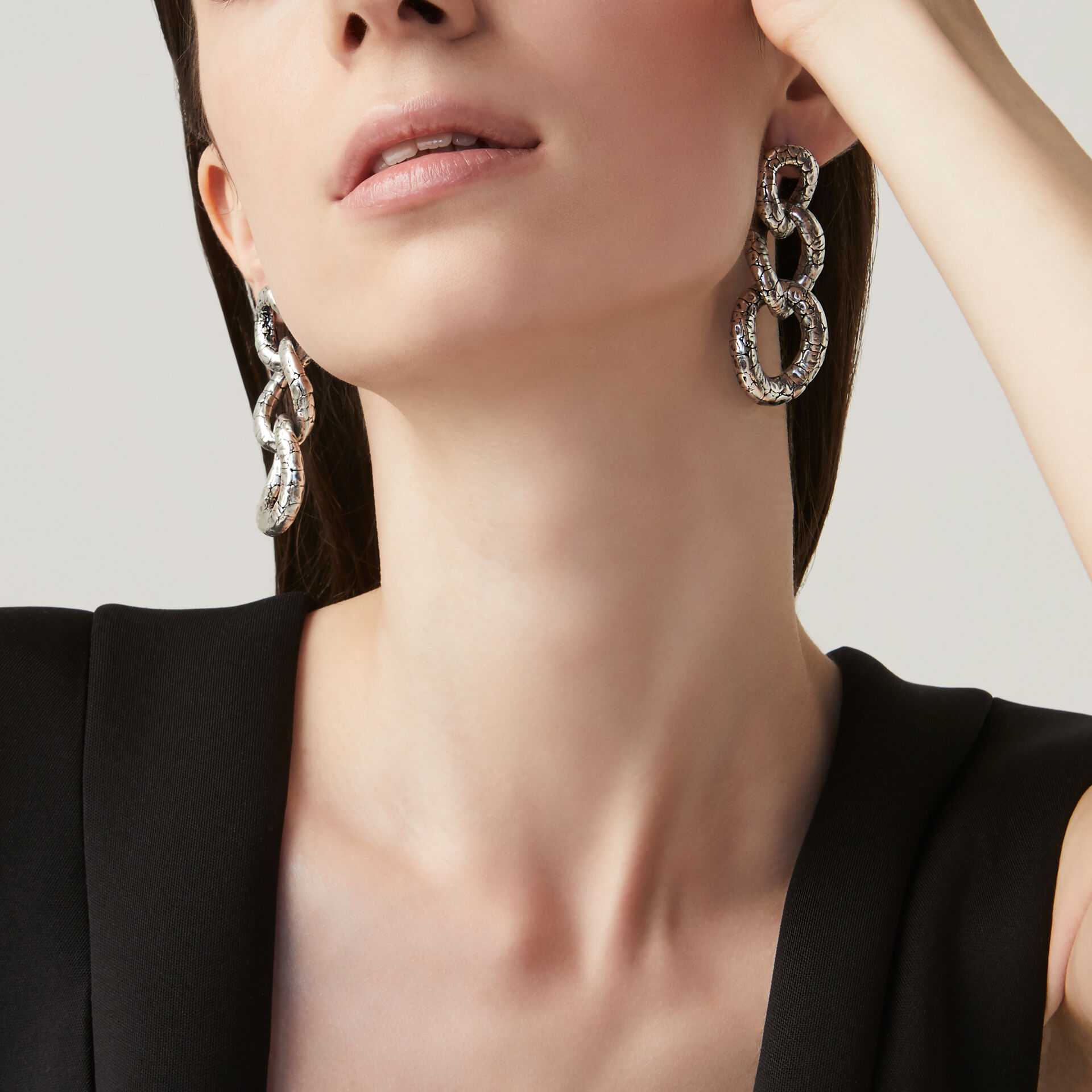 Croco Drop Earrings image number 1