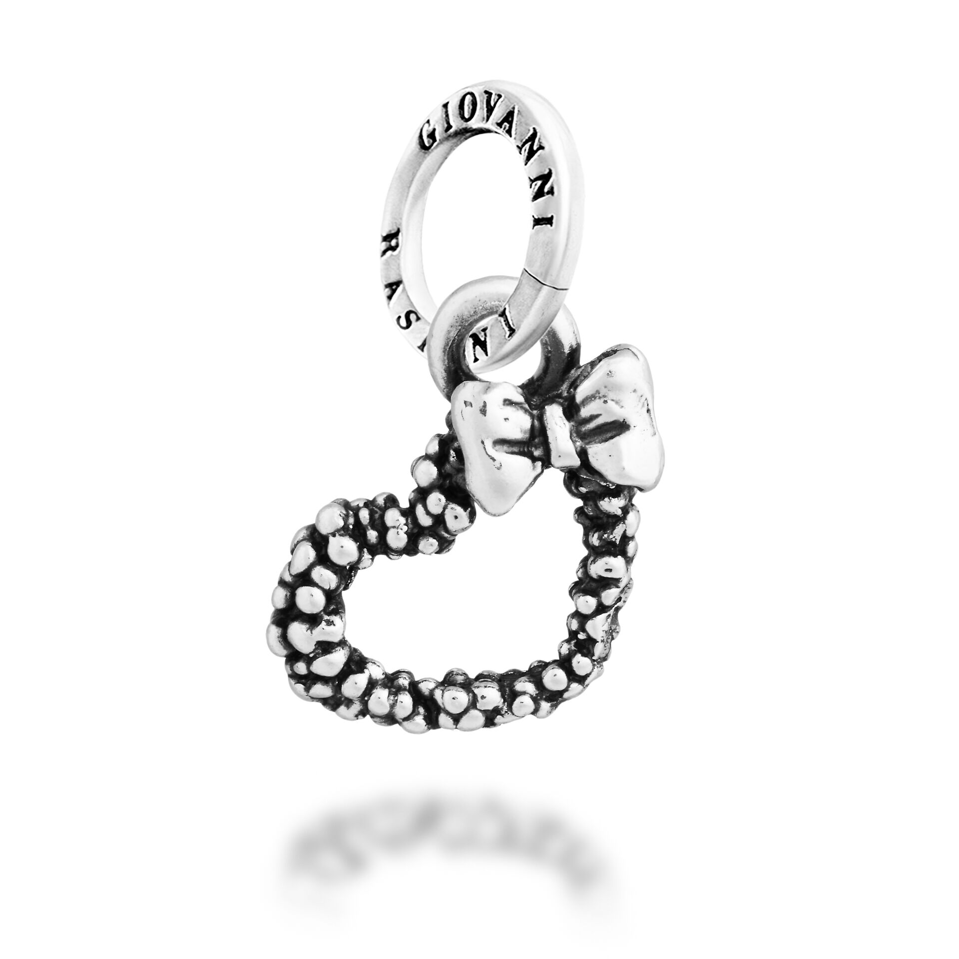 Wattle Heart and Bow Charm image number 0