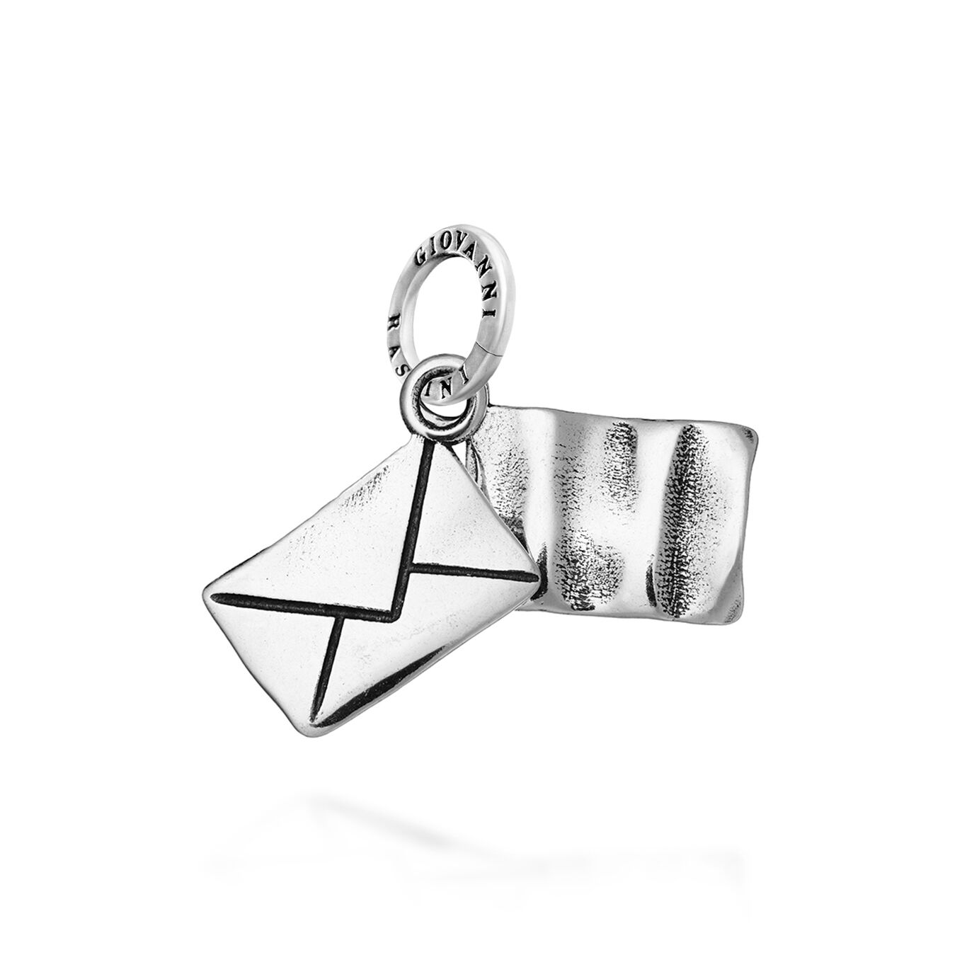 Amica Love Letter Charm, Charm in Sterling Silver_image number 1_Giovanni Raspini