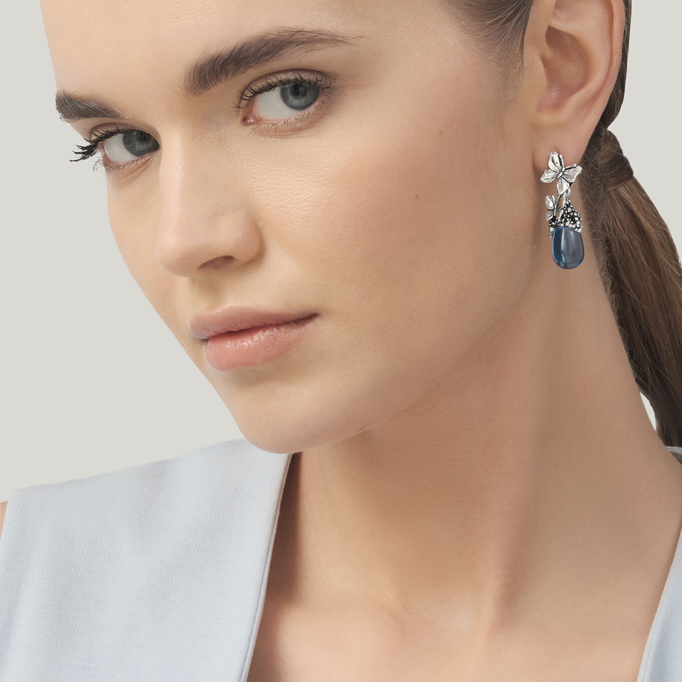 Blue Butterfly Earrings