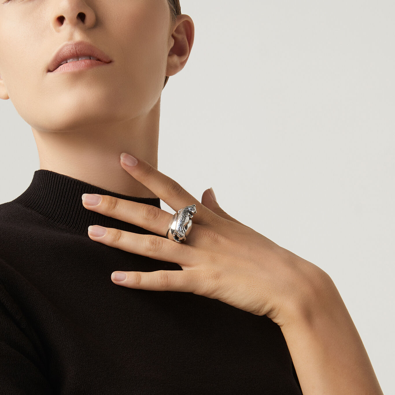 Bague Léopard, grand modèle