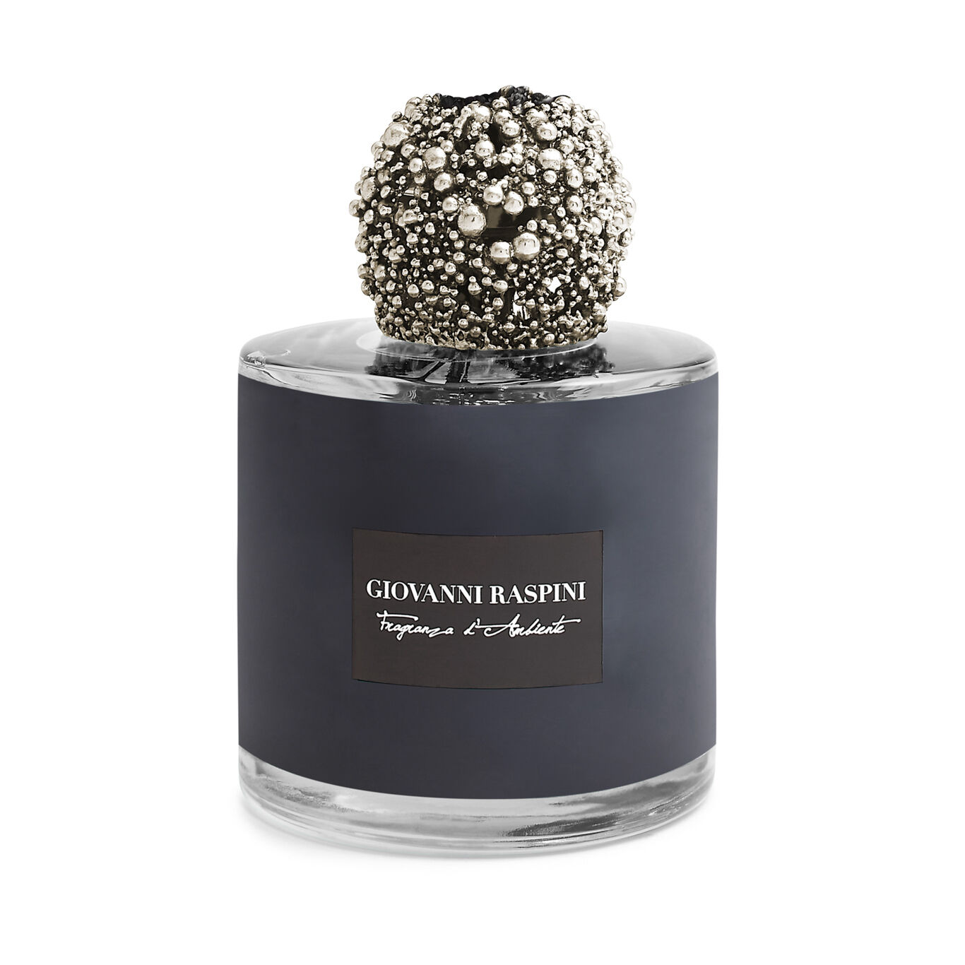 Diffusor Perlage , Raumduft Nero Divino mit dekor aus bronzobianco_image number 0_Giovanni Raspini