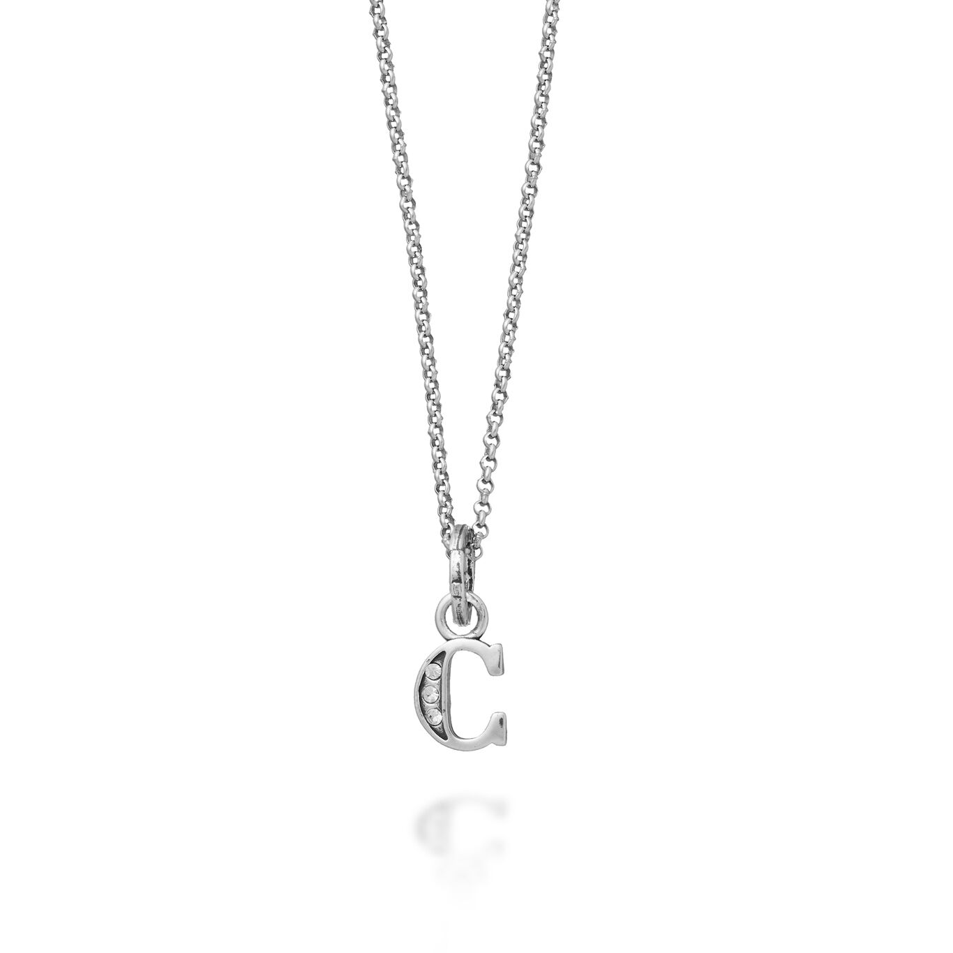 Crystal Letter Necklace