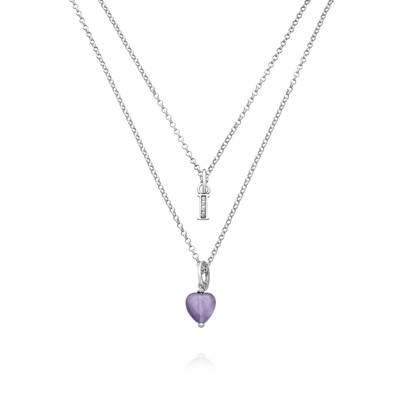 Collier Cadeau pr&eacute;cieux Lettre I