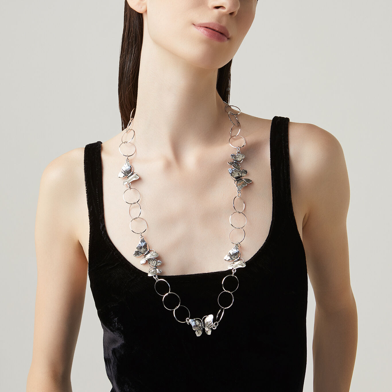 Collar Largo Mariposas