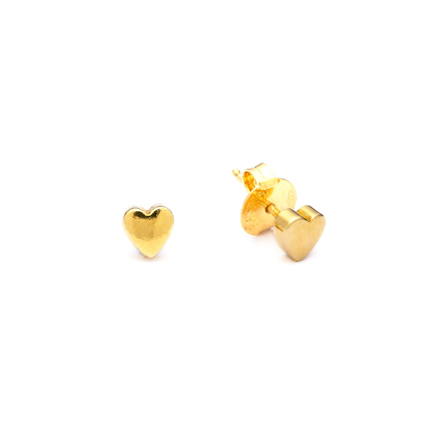 Heart Mini Earrings, Earrings in gold-plated Sterling Silver_image number 2_Giovanni Raspini