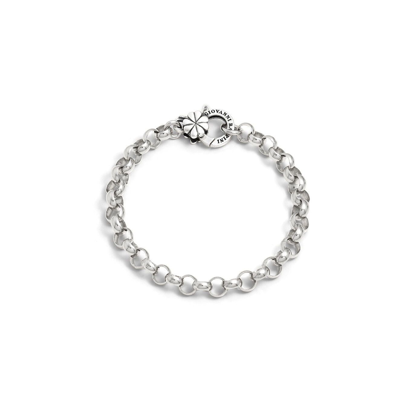 Rolò Bracelet Four-Leaf Clover Clasp