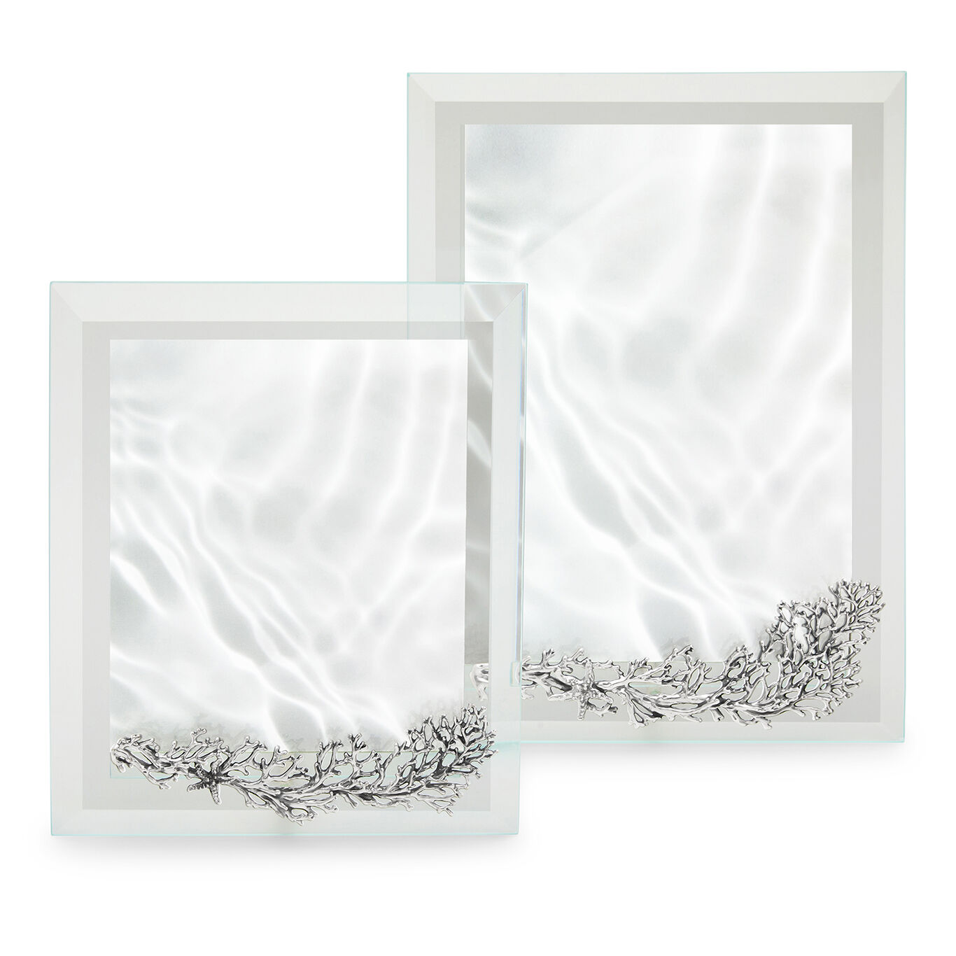 Seaworld Large Light Frame, Bevelled glass and silver frame_image number 4_Giovanni Raspini