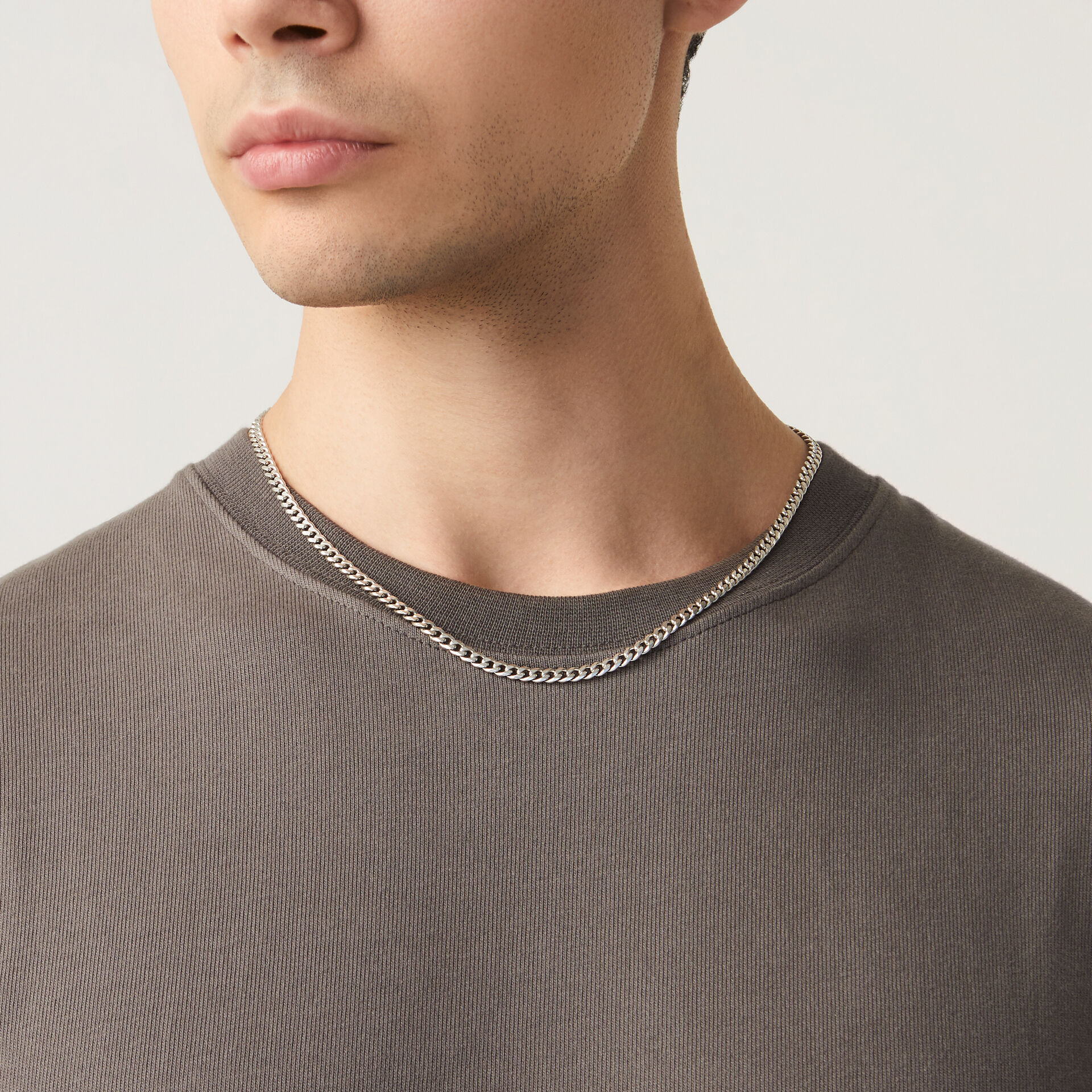Mini Curb Chain Necklace image number 1