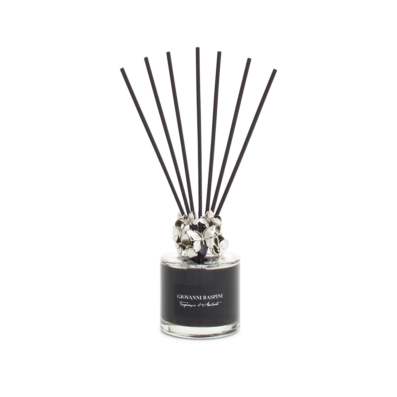 Diffuseur Papillons, Parfum d&rsquo;int&eacute;rieur Nero Divino avec d&eacute;coration en bronzobianco_image number 1_Giovanni Raspini